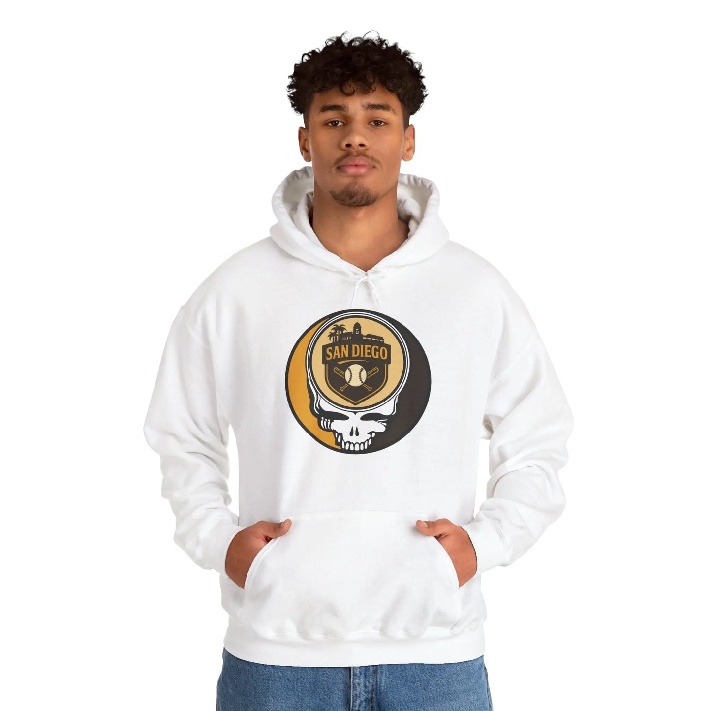 San Diego Baseball Edition Stealie Grateful Dead Unisex Heavy Blend Hoodie MLB