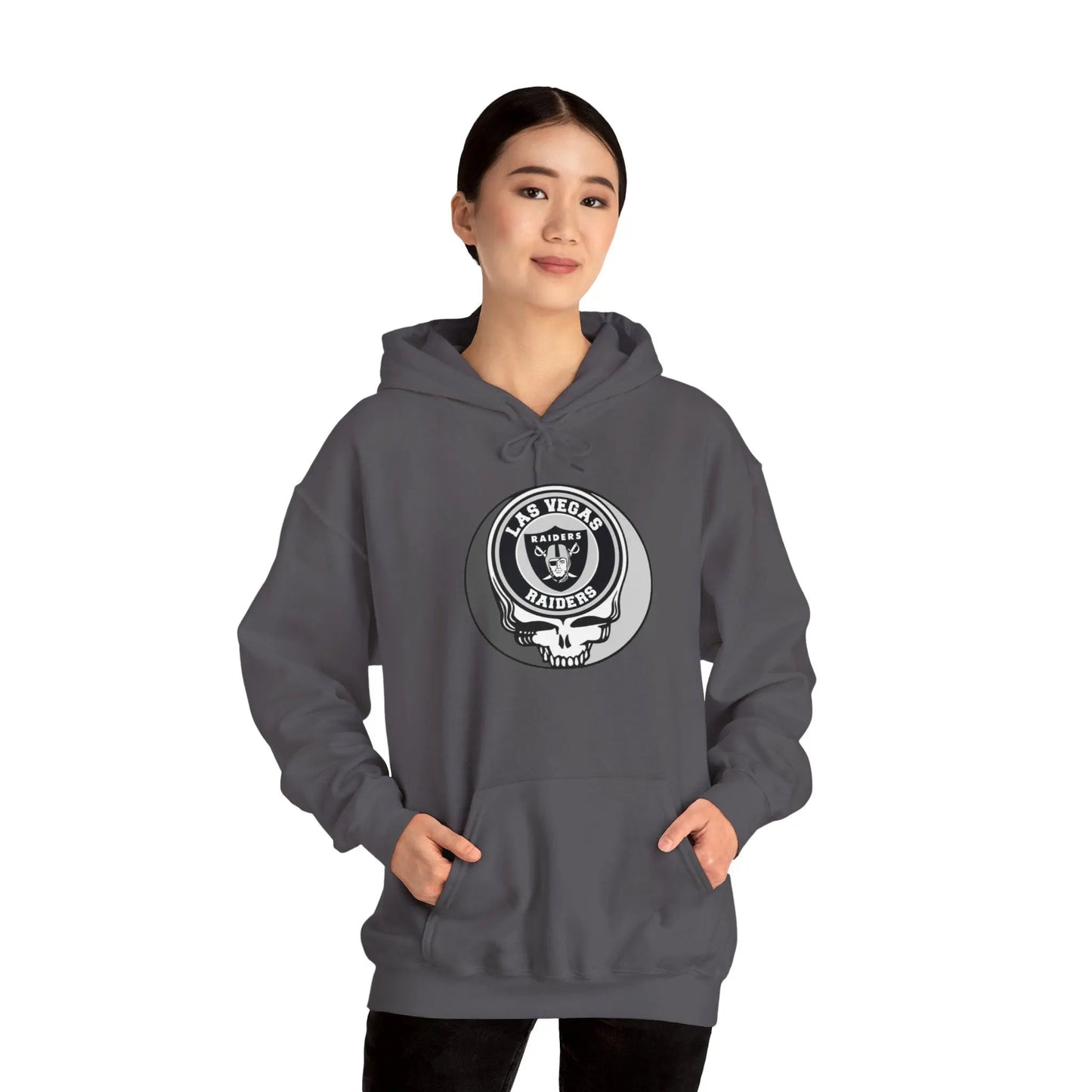 Las Vegas Raiders Grateful Dead Hoodie Medium-Heavy Fabric The Gridiron Collection