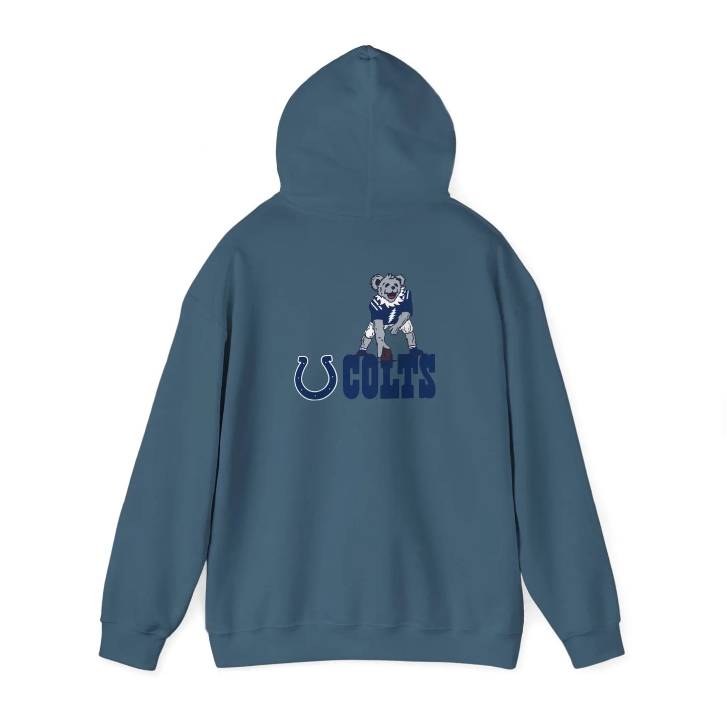 Indianapolis Colts Dancing Bear Unisex Hoodie Two-Sided The Gridiron Collection