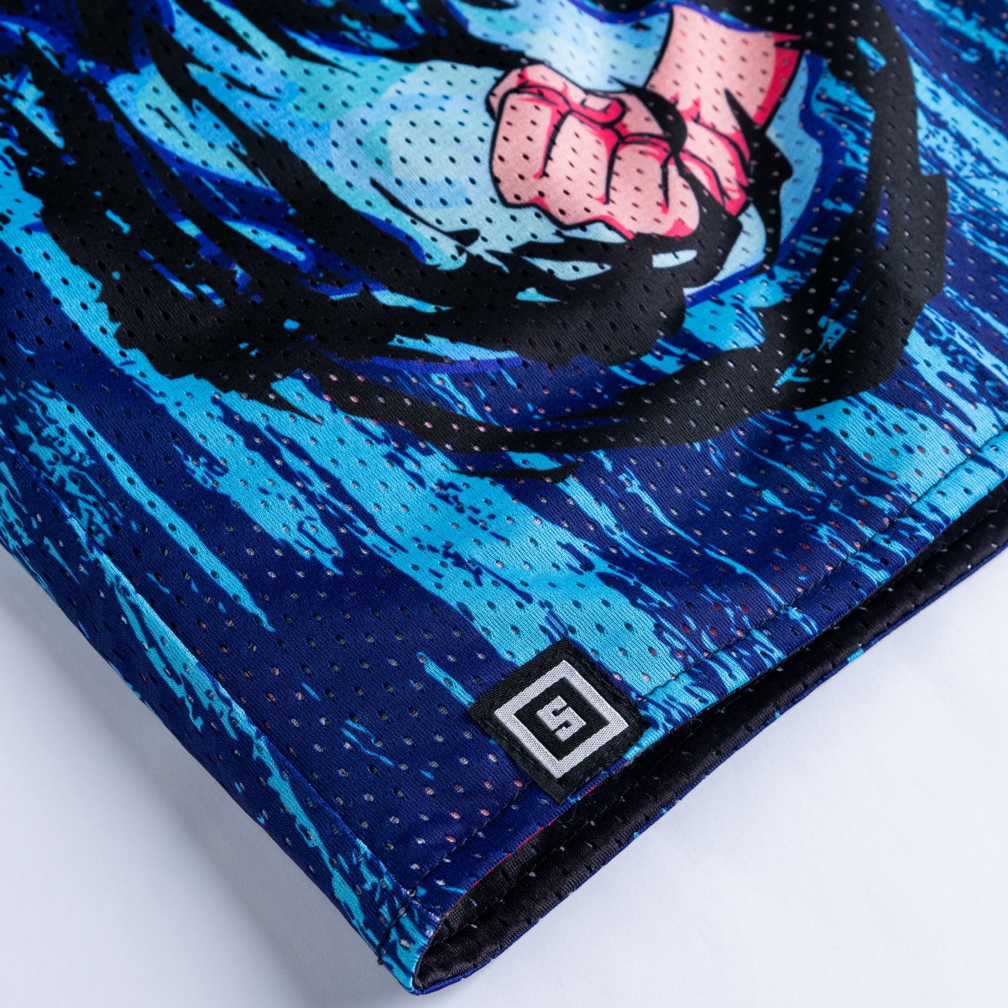 Black Fist Reversible Shorts with Air Ventilation Unisex