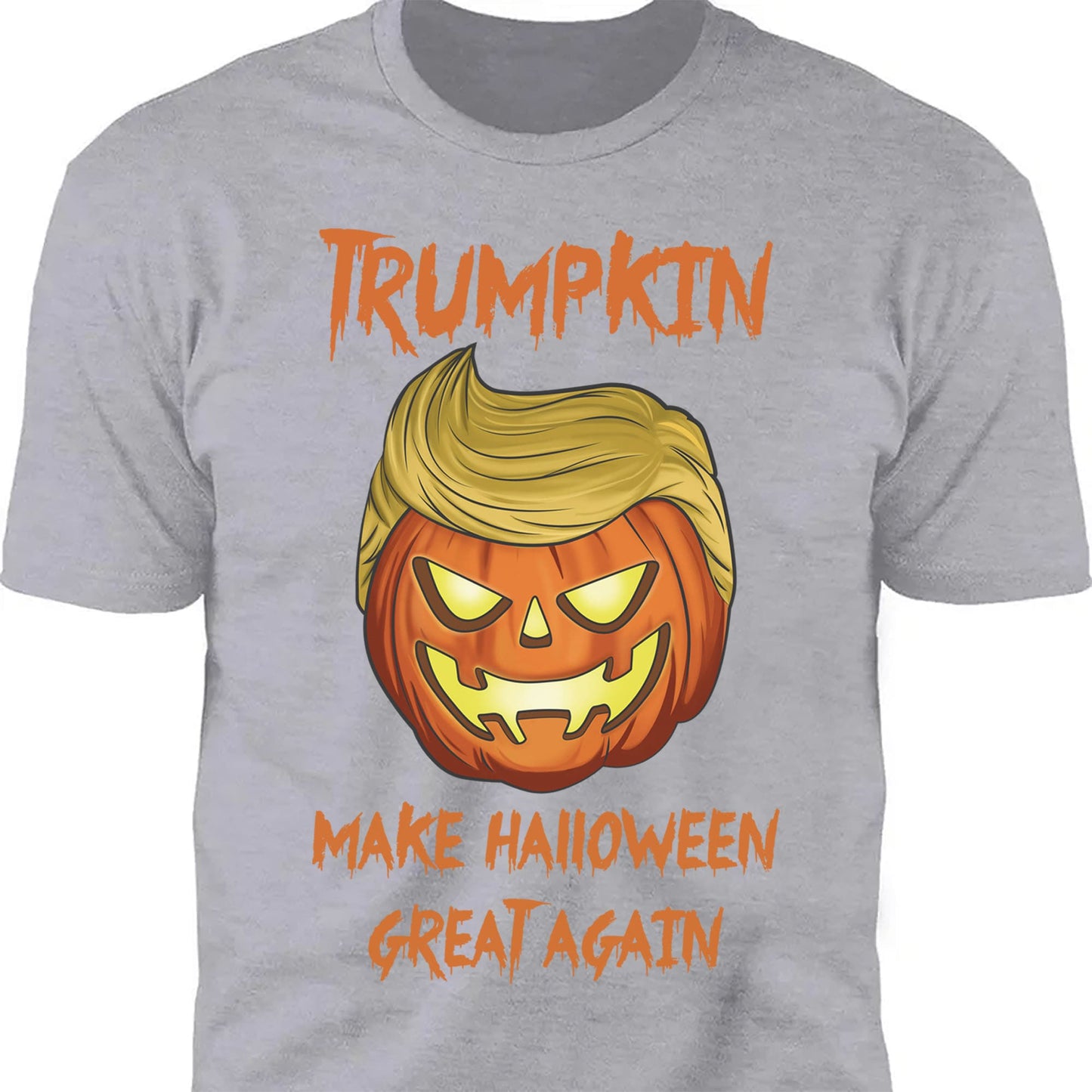Trumpkin Make Halloween Great Again | Trump 2024 Shirt | Halloween Shirt | Trump Supporters Shirt Dark T1227 - GOP