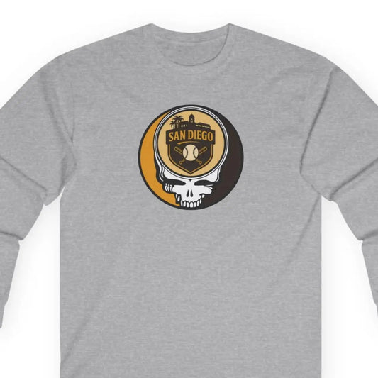 San Diego Baseball Edition Stealie Grateful Dead Long Sleeve Tee MLB