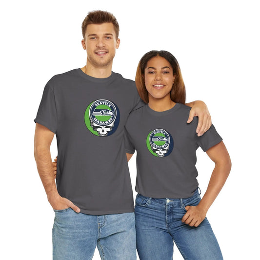 Seattle Seahawks Steal Your Face T-Shirt Grateful Dead The Gridiron Collection