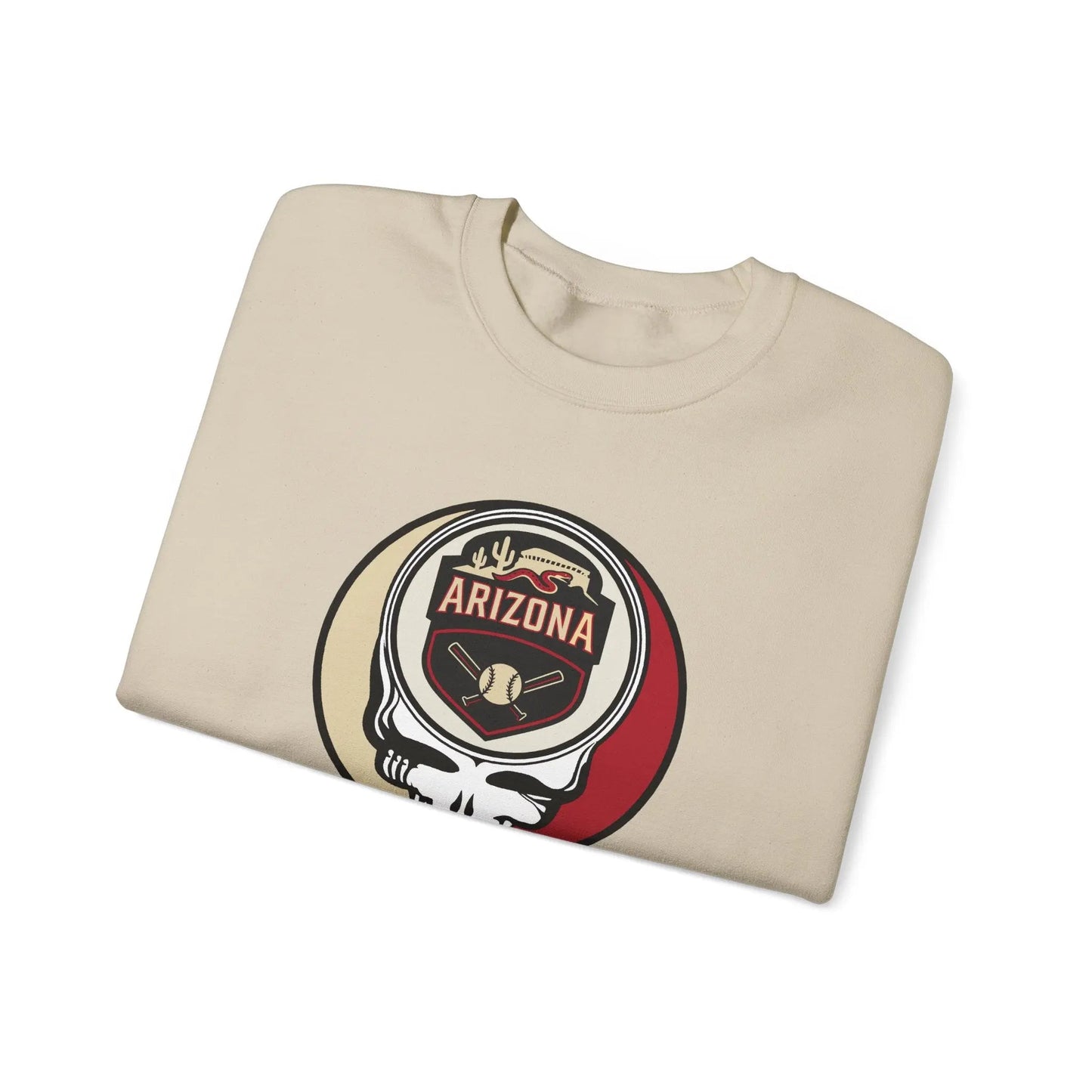 Grateful Dead Stealie Arizona Baseball Edition Crewneck Sweatshirt MLB