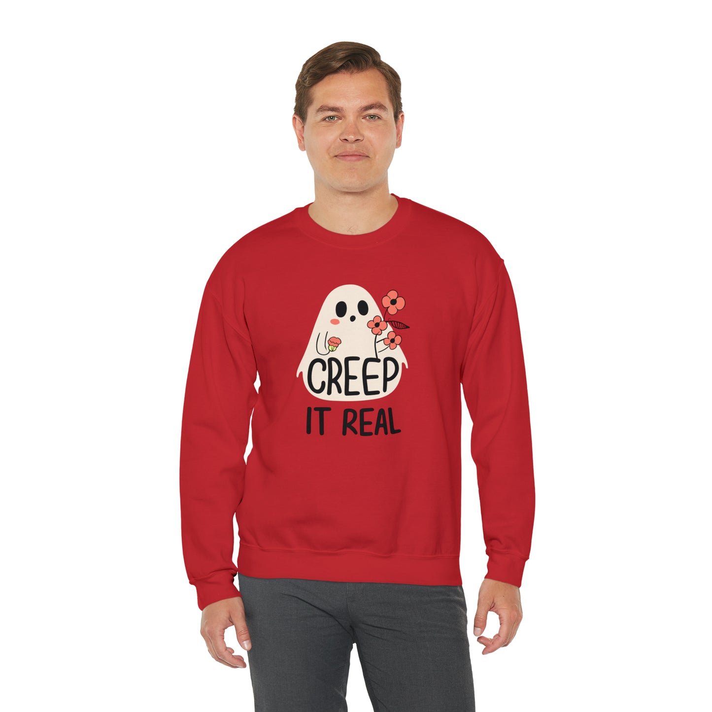 Creep It Real Spooky Sweatshirt, Spooky Season Halloween Sweatshirt, Halloween Costume, Spooky Sweatshirt, Halloween Gifts
