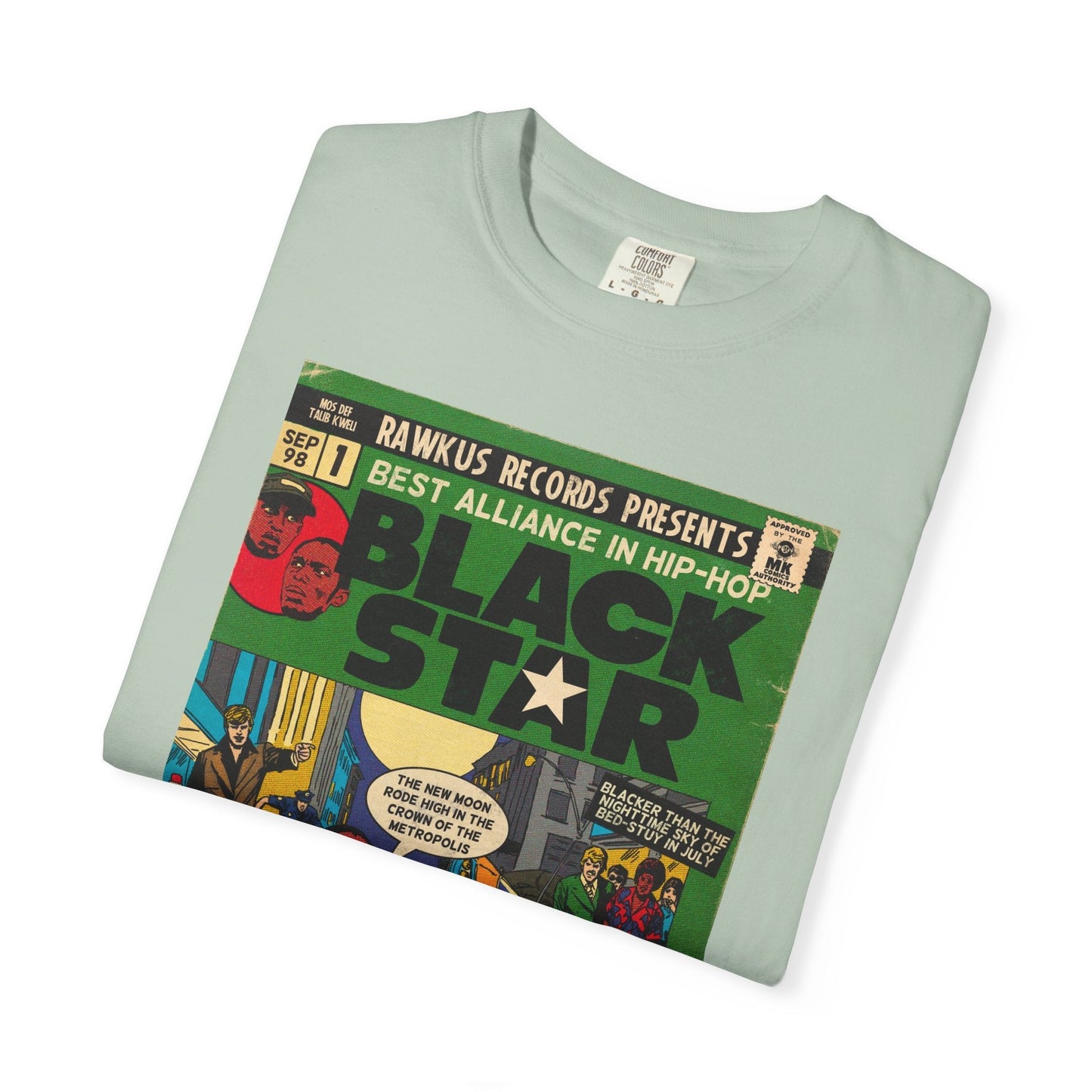 Black Star Unisex Comfort Colors T-shirt 100% Ring-Spun Cotton