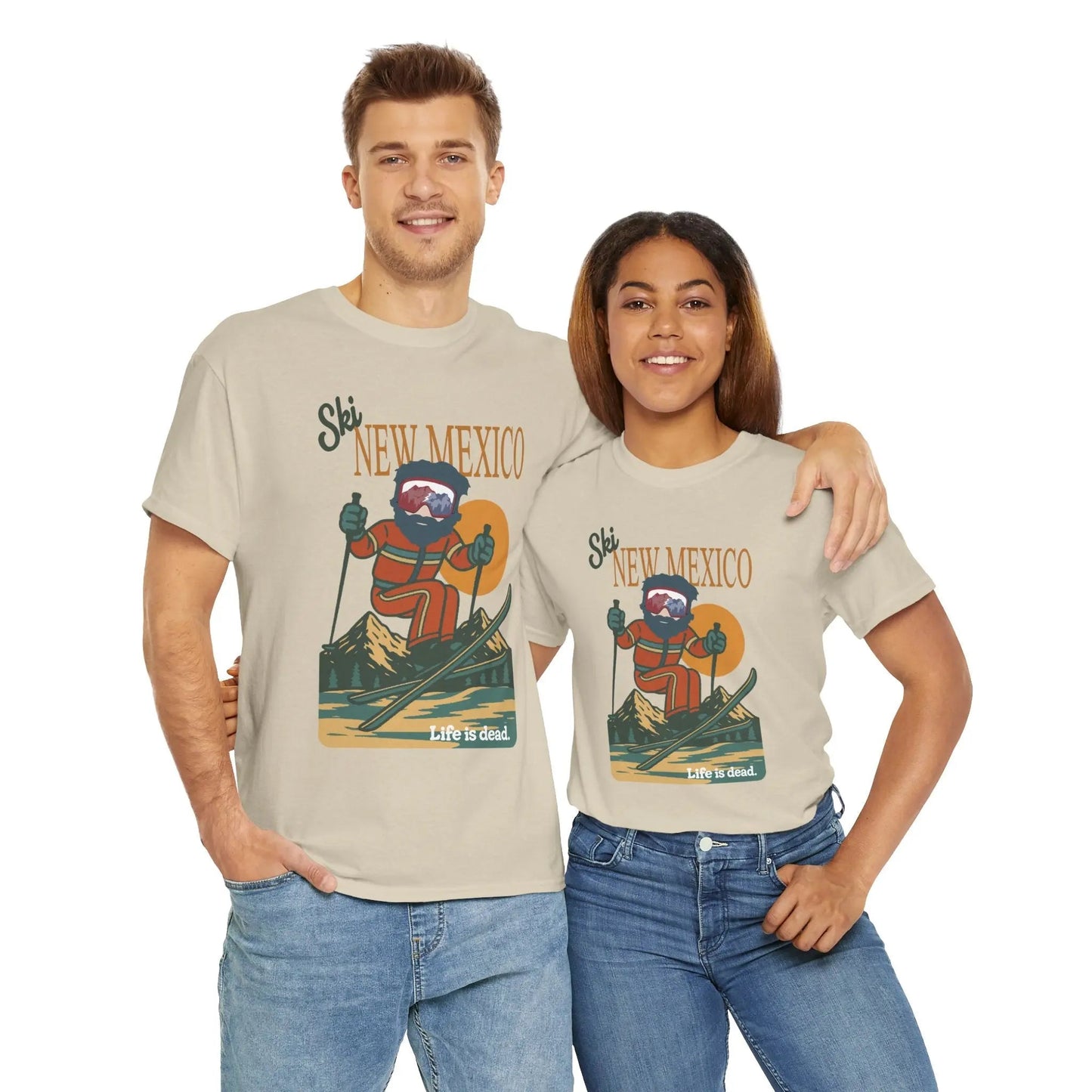 Ski New Mexico Retro Grateful Dead T-Shirt