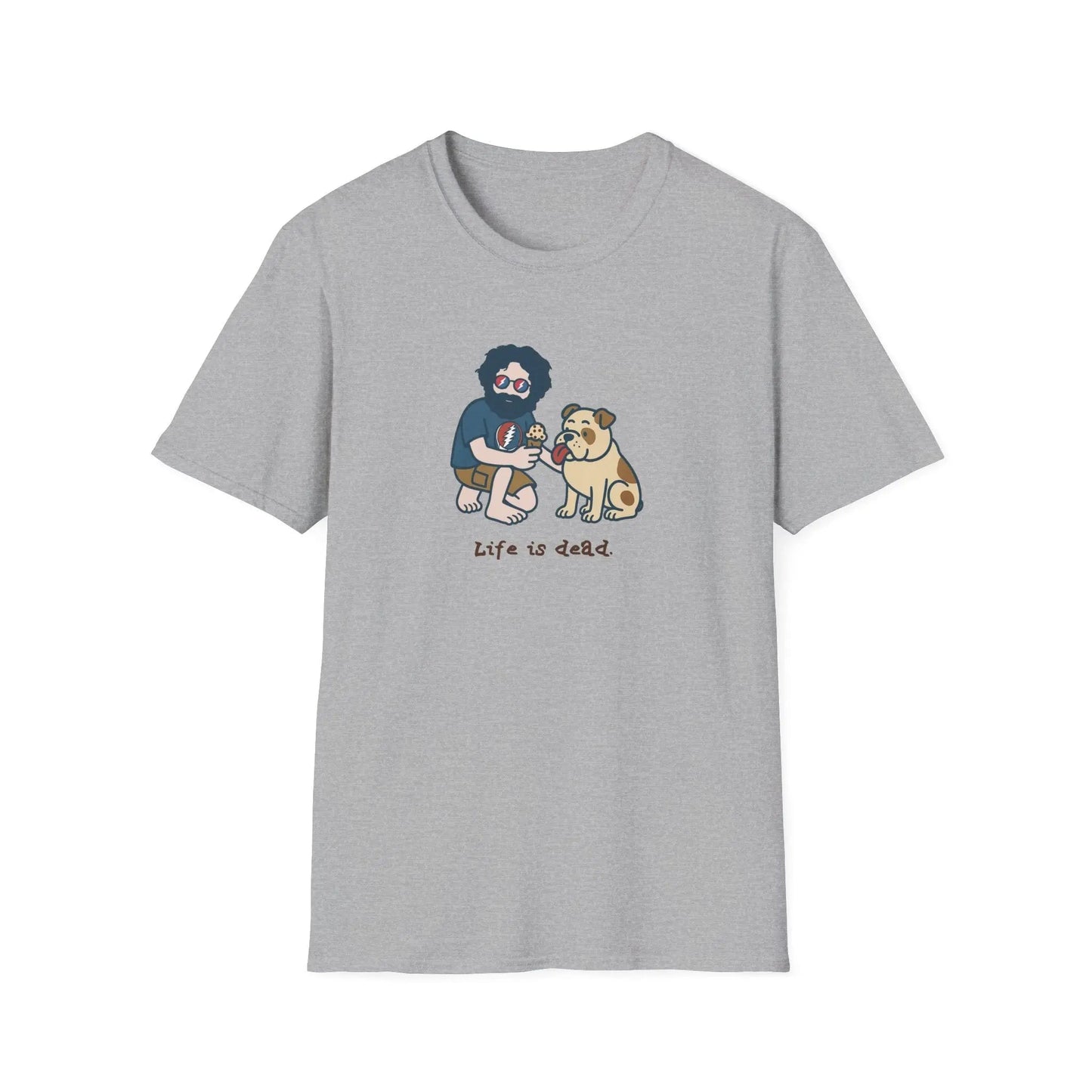 Life is dead Grateful Dead T-Shirt Jerry and Frank are Sharin'