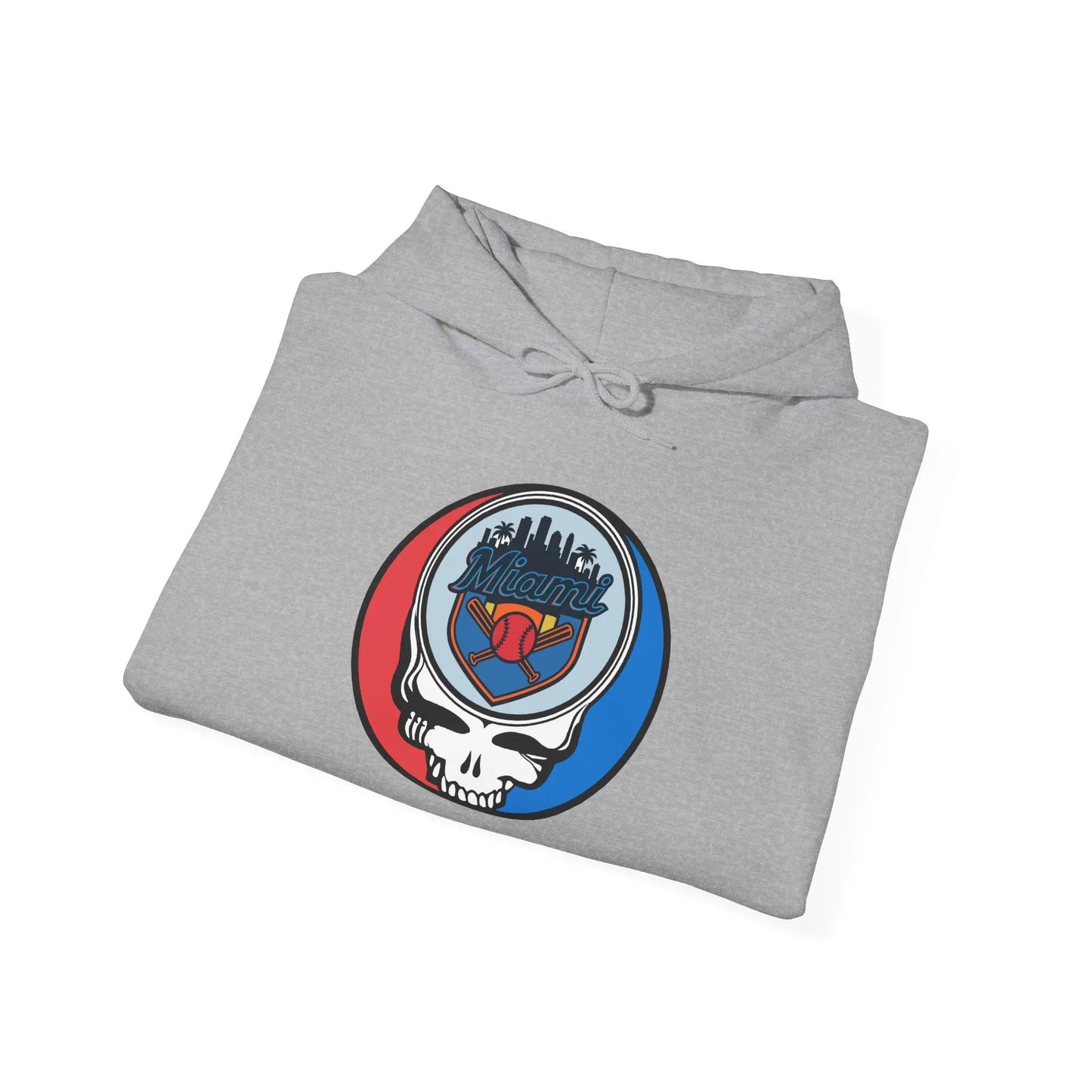 Miami Marlins Grateful Dead Unisex Heavy Blend Hoodie The Ballpark Collection