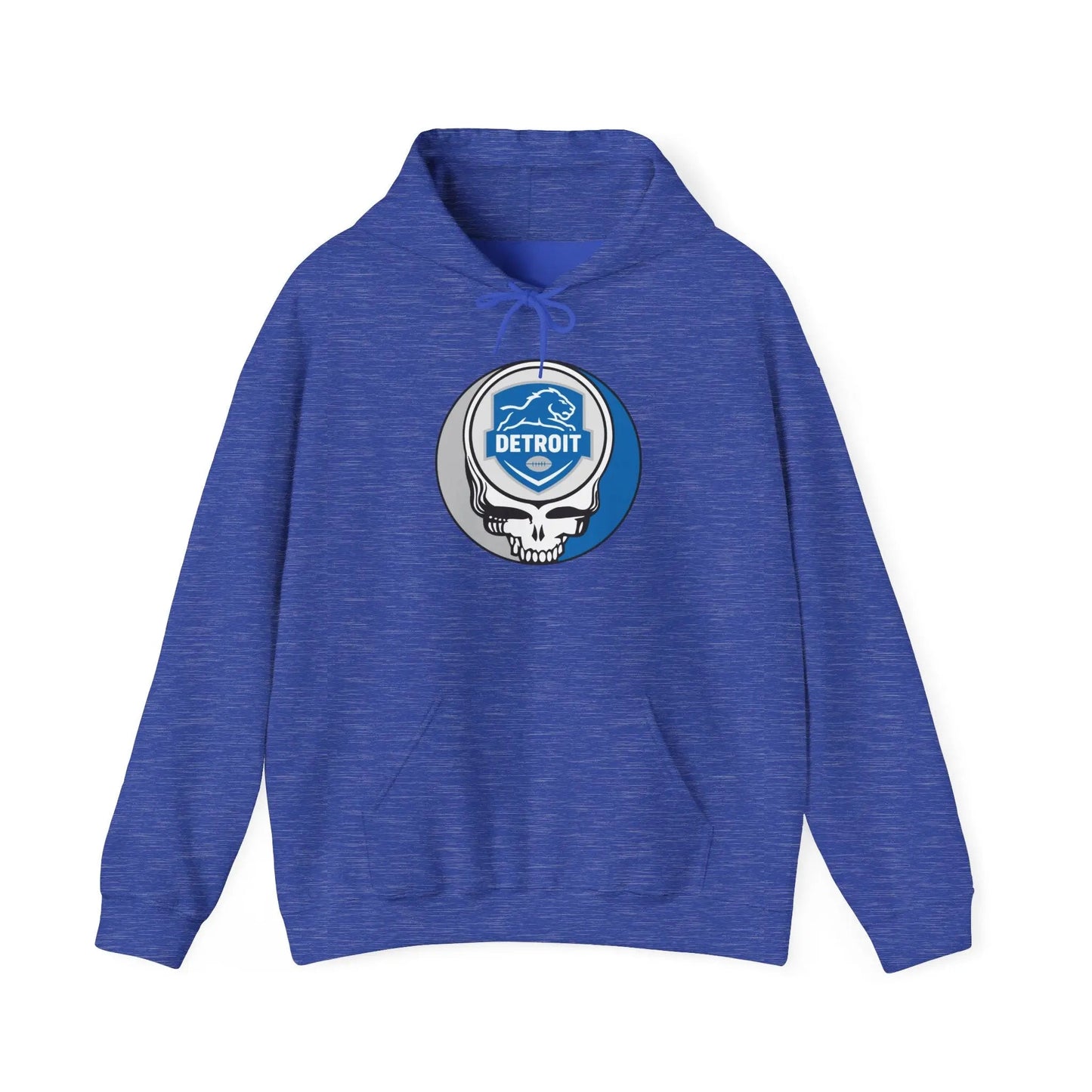 Detroit Lions Stealie Grateful Dead Hooded Sweatshirt NFL The Gridiron Collection