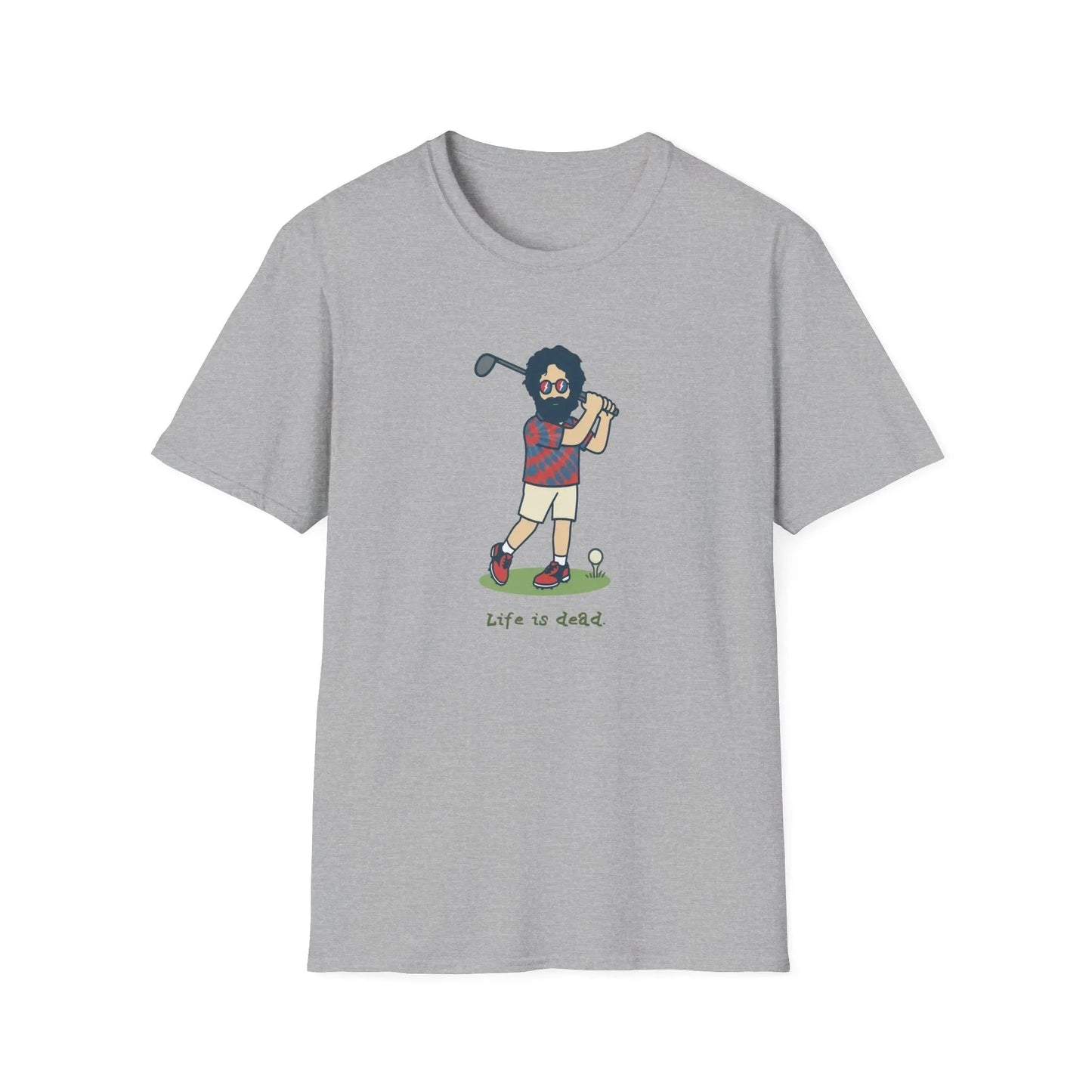 Life is Dead Golfing Jerry T-Shirt Grateful Dead