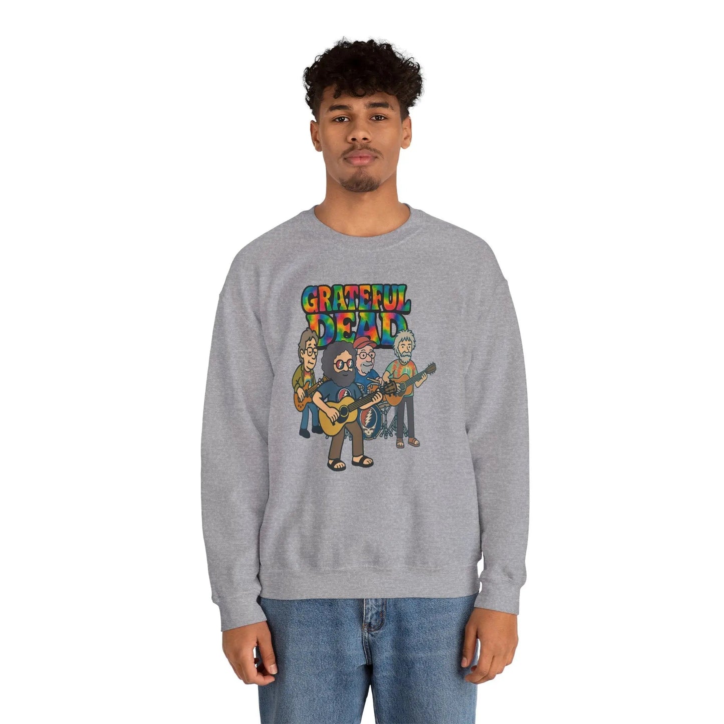 Life is dead. Crewneck Sweatshirt Heavy Blend Unisex Jerry and The Band