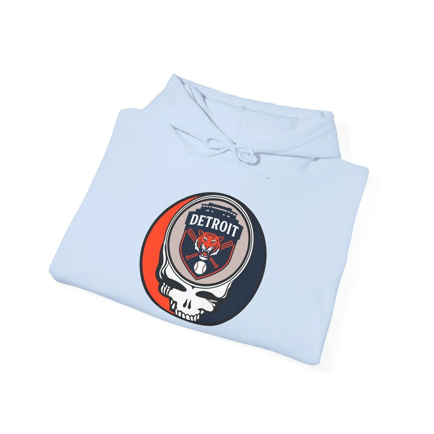 Detroit Baseball Edition Grateful Dead Unisex Heavy Blend Hoodie The Ballpark Collection