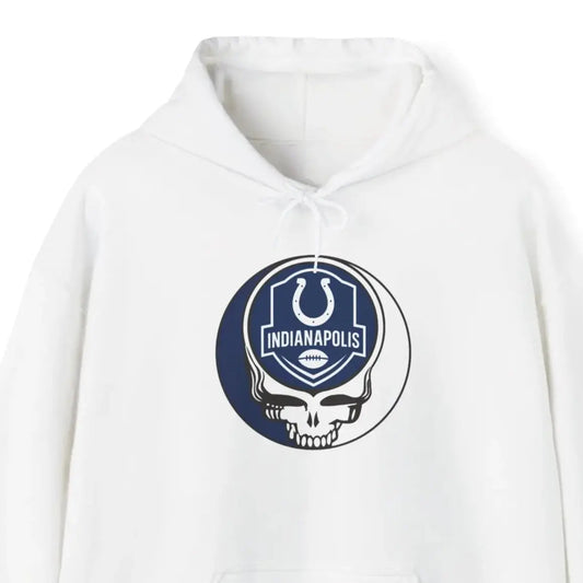Indianapolis Colts Stealie Hooded Sweatshirt NFL Gridiron Collection