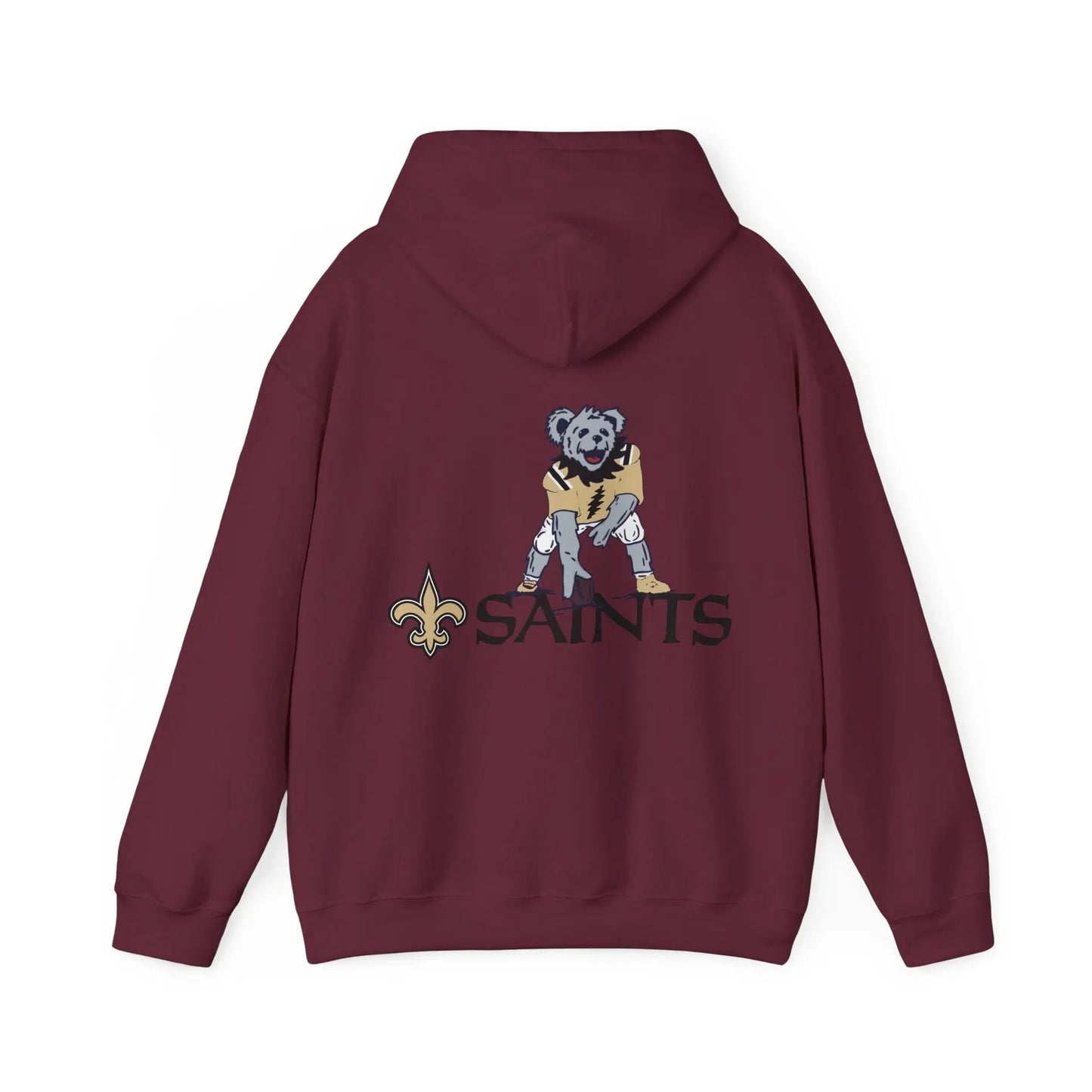 New Orleans Saints Dancing Bear Unisex Hoodie Two-Sided The Gridiron Collection