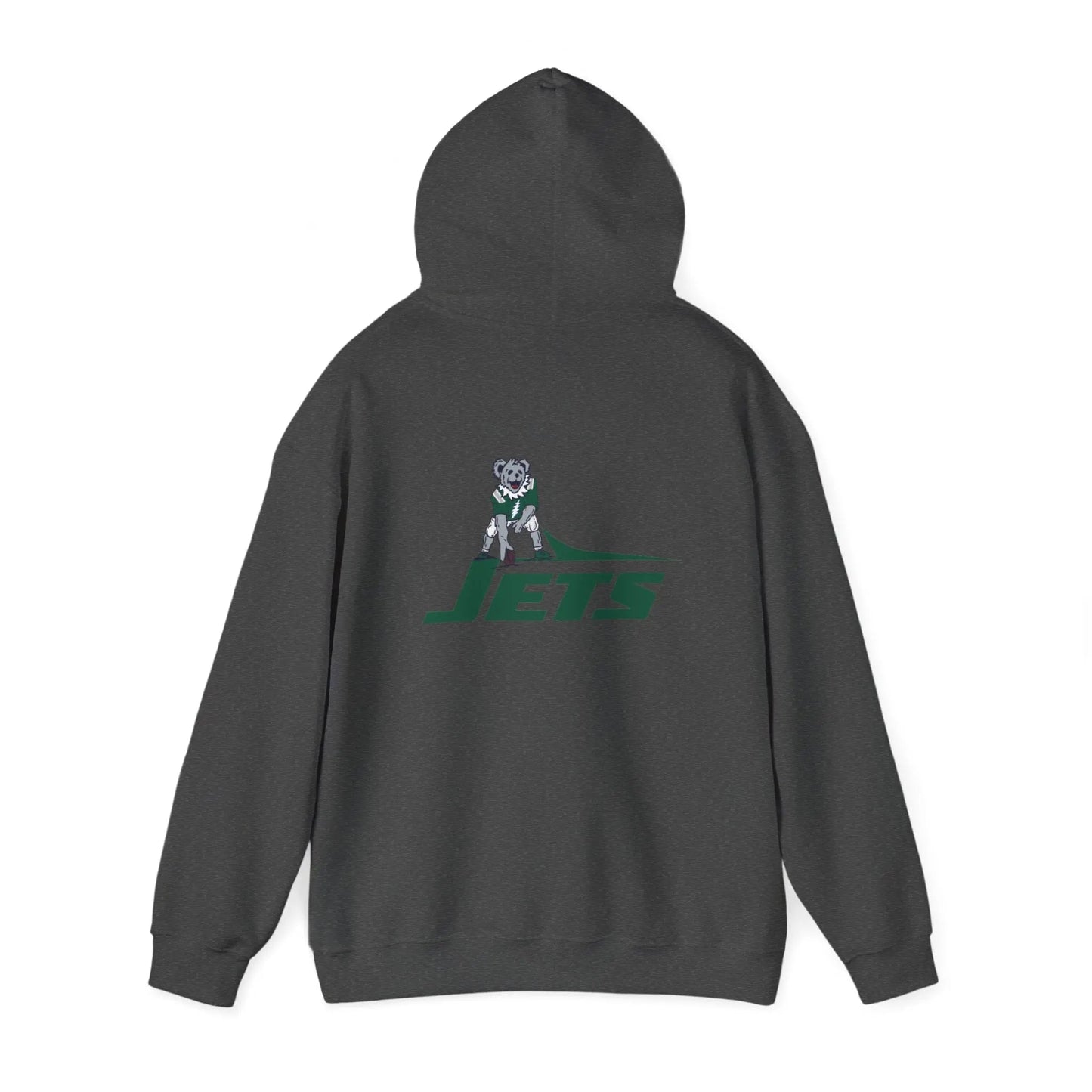 New York Jets Dancing Bear Unisex Hoodie Two-Sided The Gridiron Collection