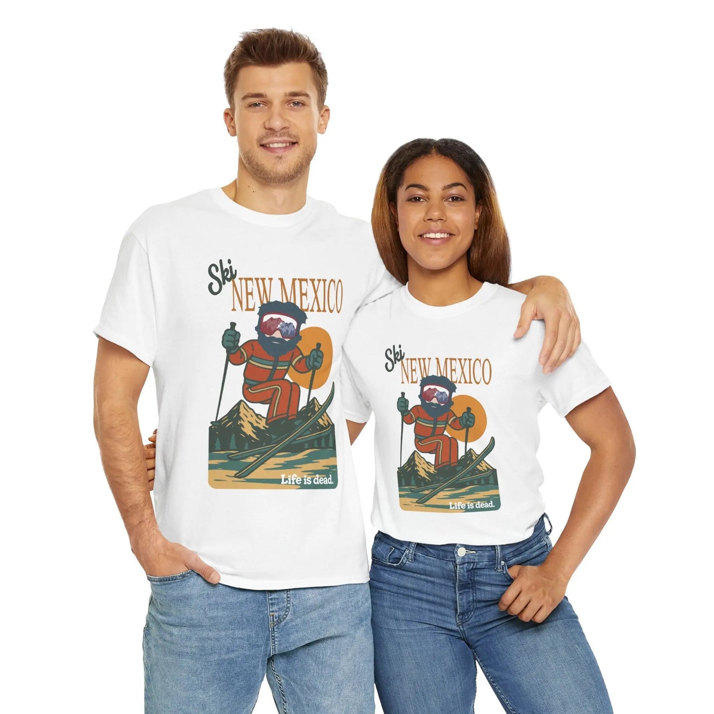 Ski New Mexico Retro Grateful Dead T-Shirt