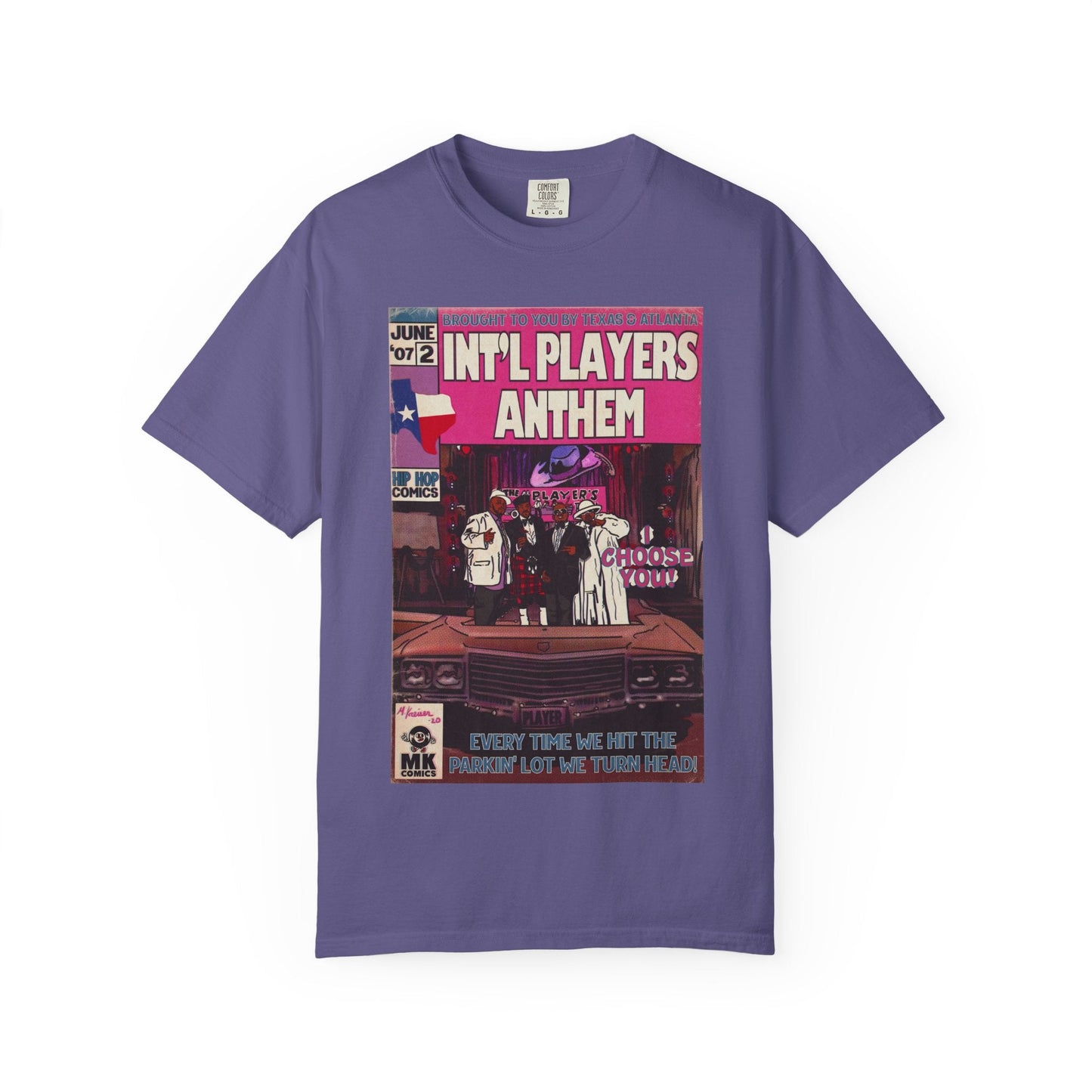 Int’l Players Anthem Unisex Comfort Colors T-shirt