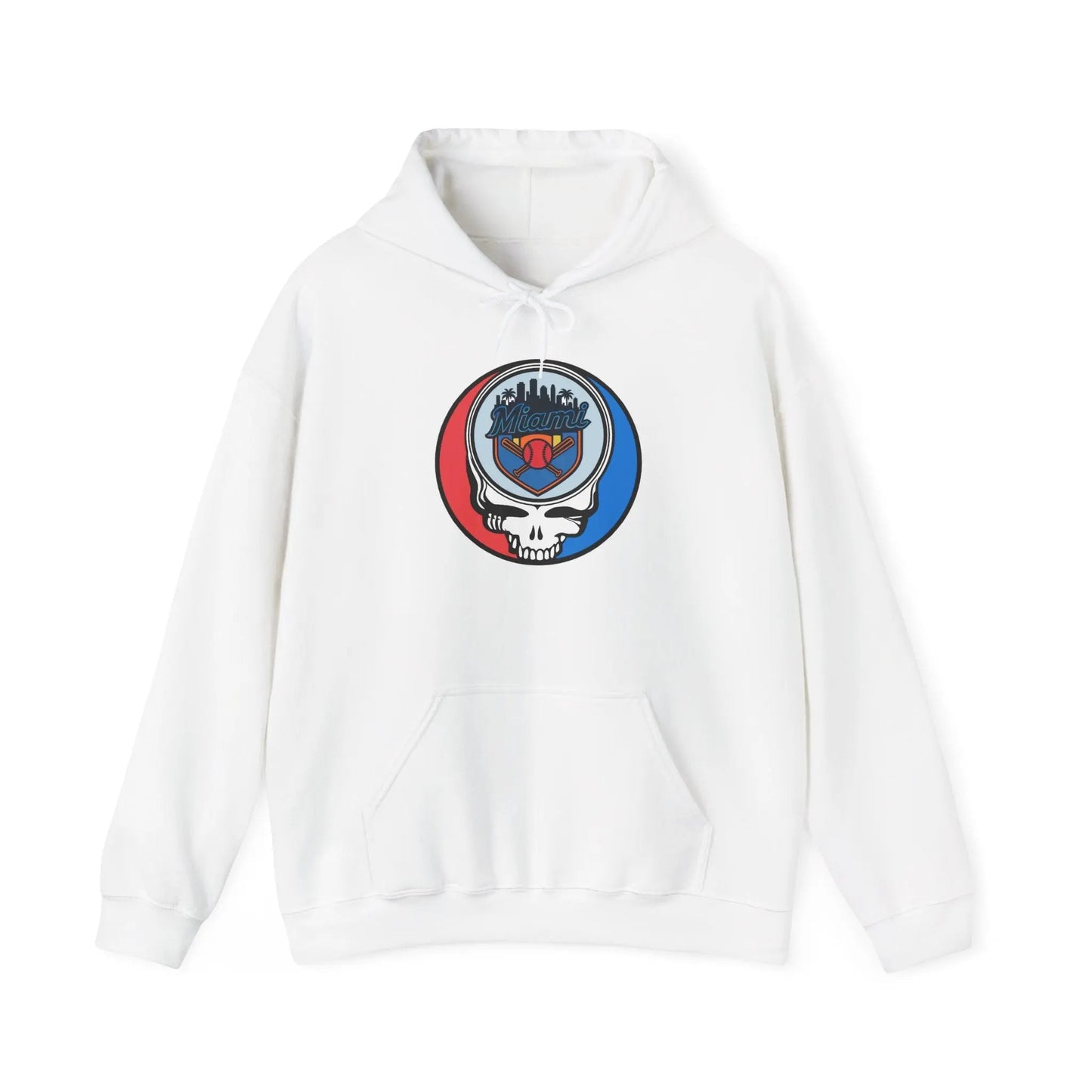 Miami Marlins Grateful Dead Unisex Heavy Blend Hoodie The Ballpark Collection