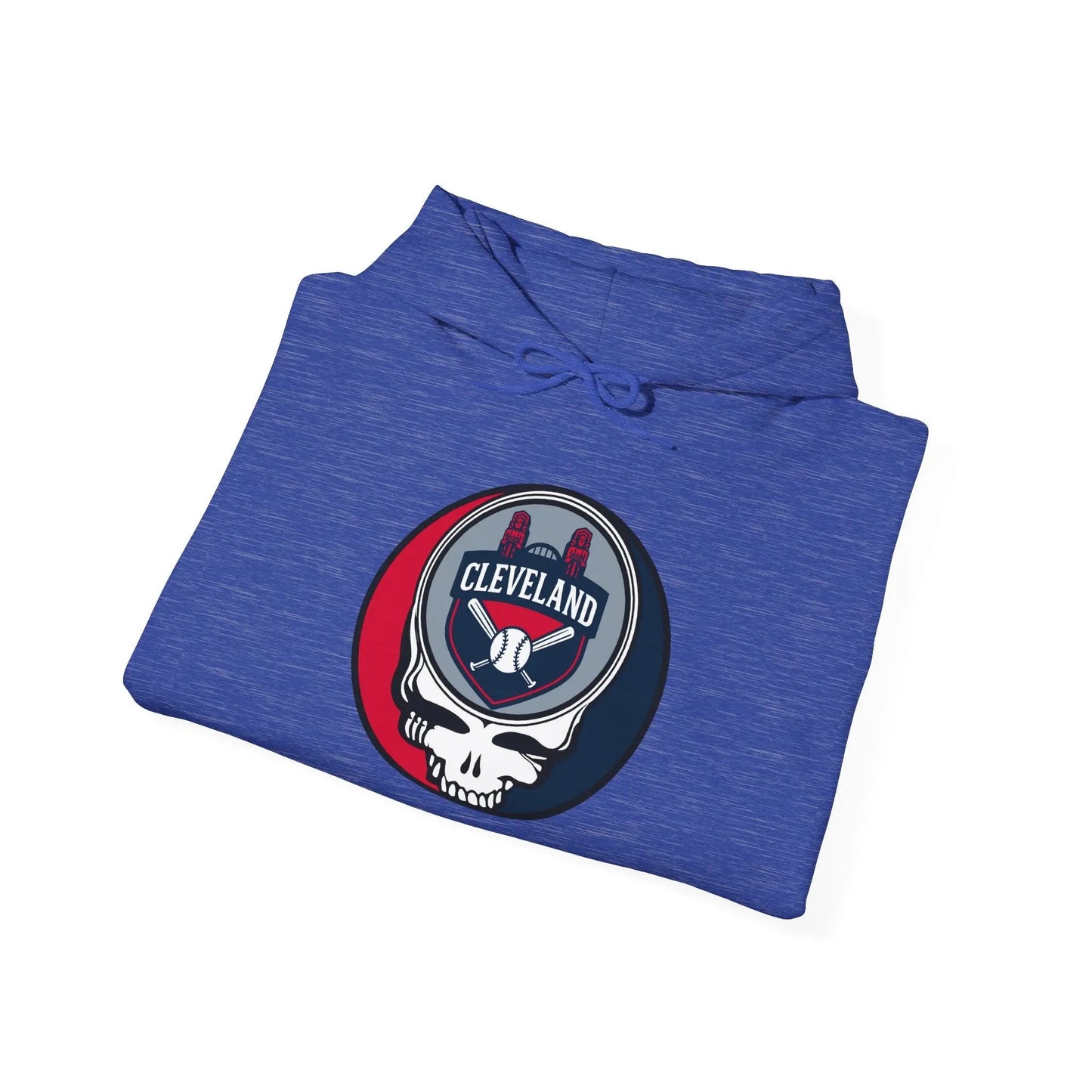 Grateful Dead Unisex Heavy Blend Hoodie Cleveland Baseball Edition The Ballpark Collection