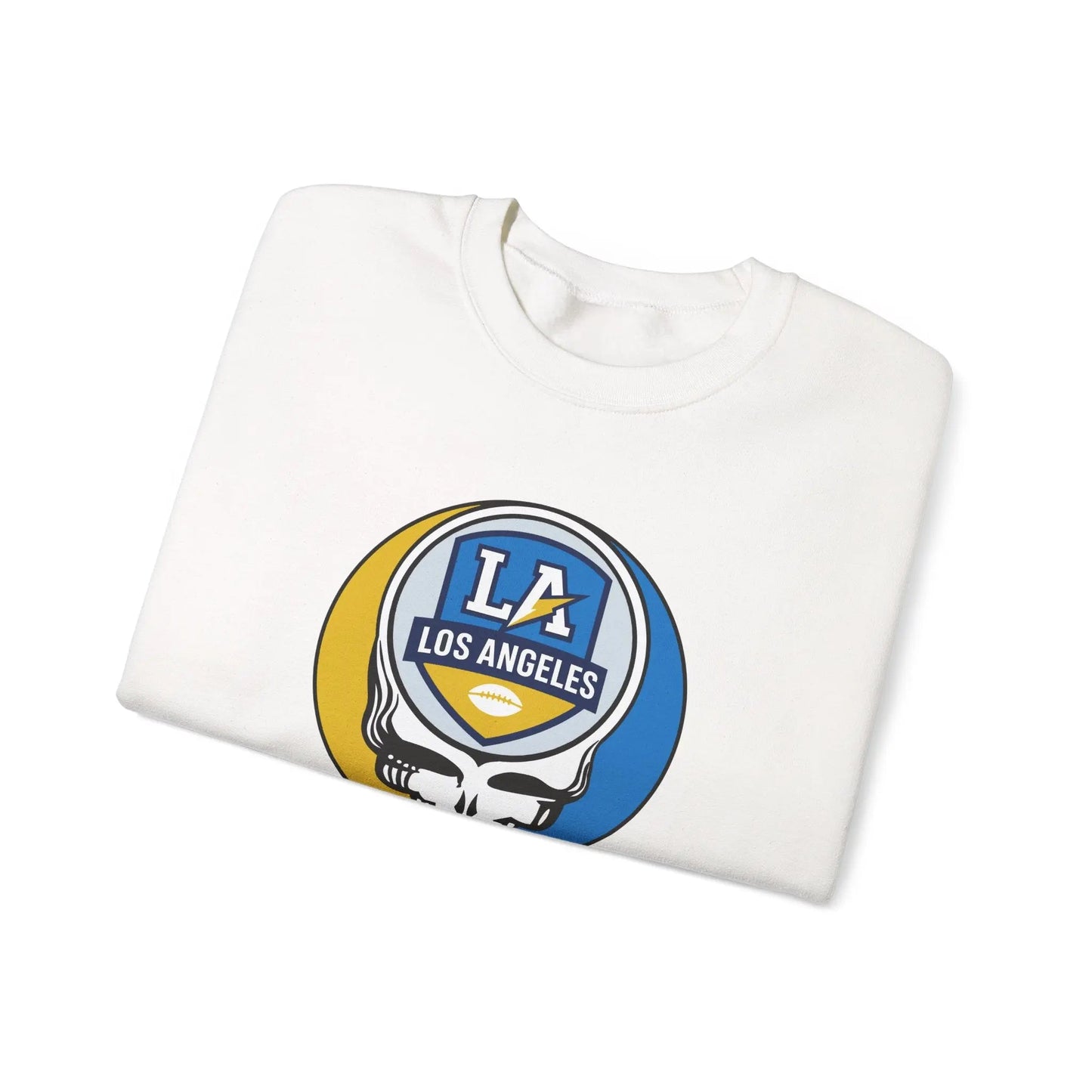 Grateful Dead Stealie Los Angeles Edition Crewneck Sweatshirt NFL The Gridiron Collection