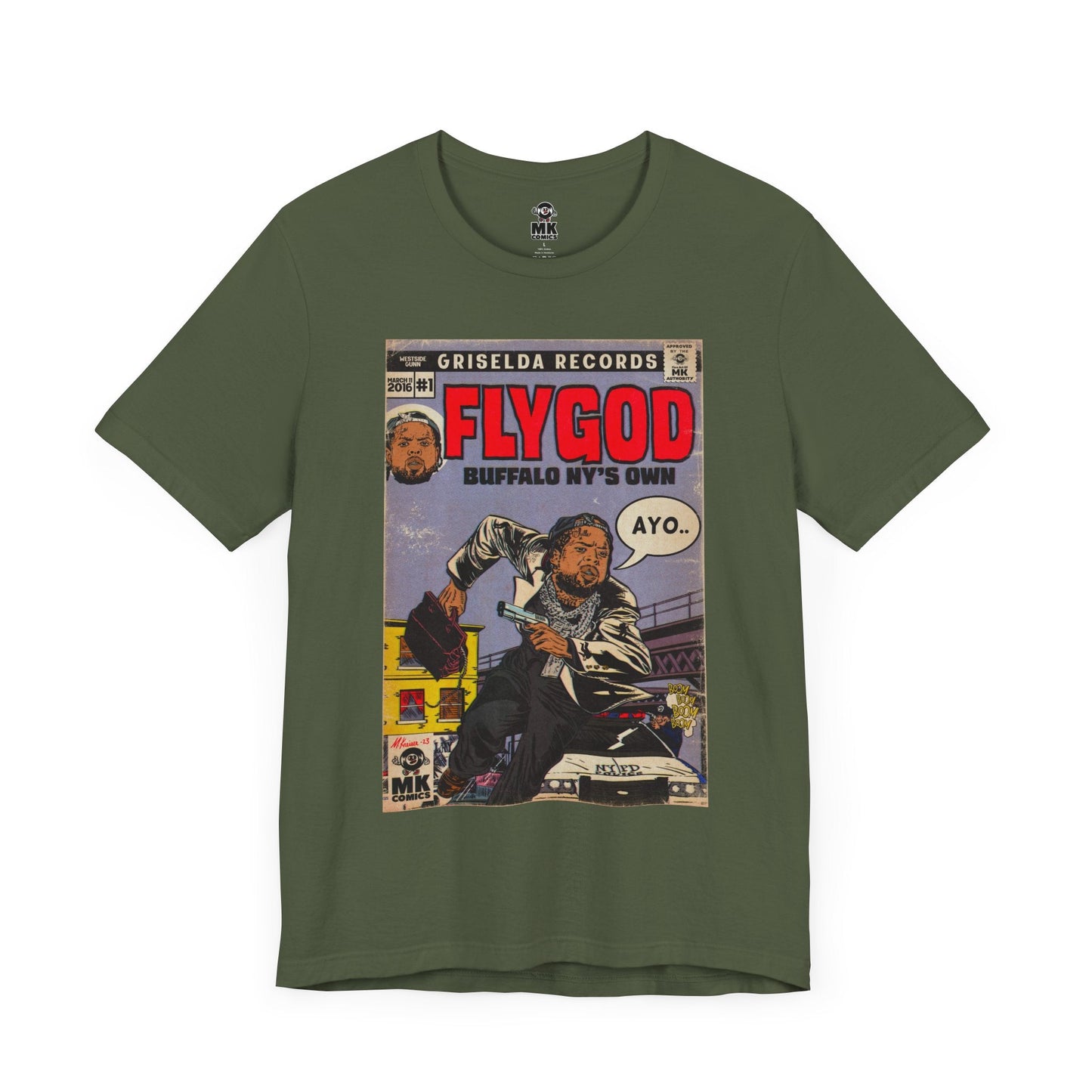 Unisex Jersey Short Sleeve Tee Soft Cotton Flygod