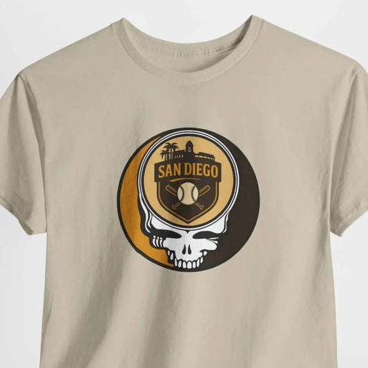 San Diego Padres Baseball Stealie Grateful Dead T-Shirt MLB