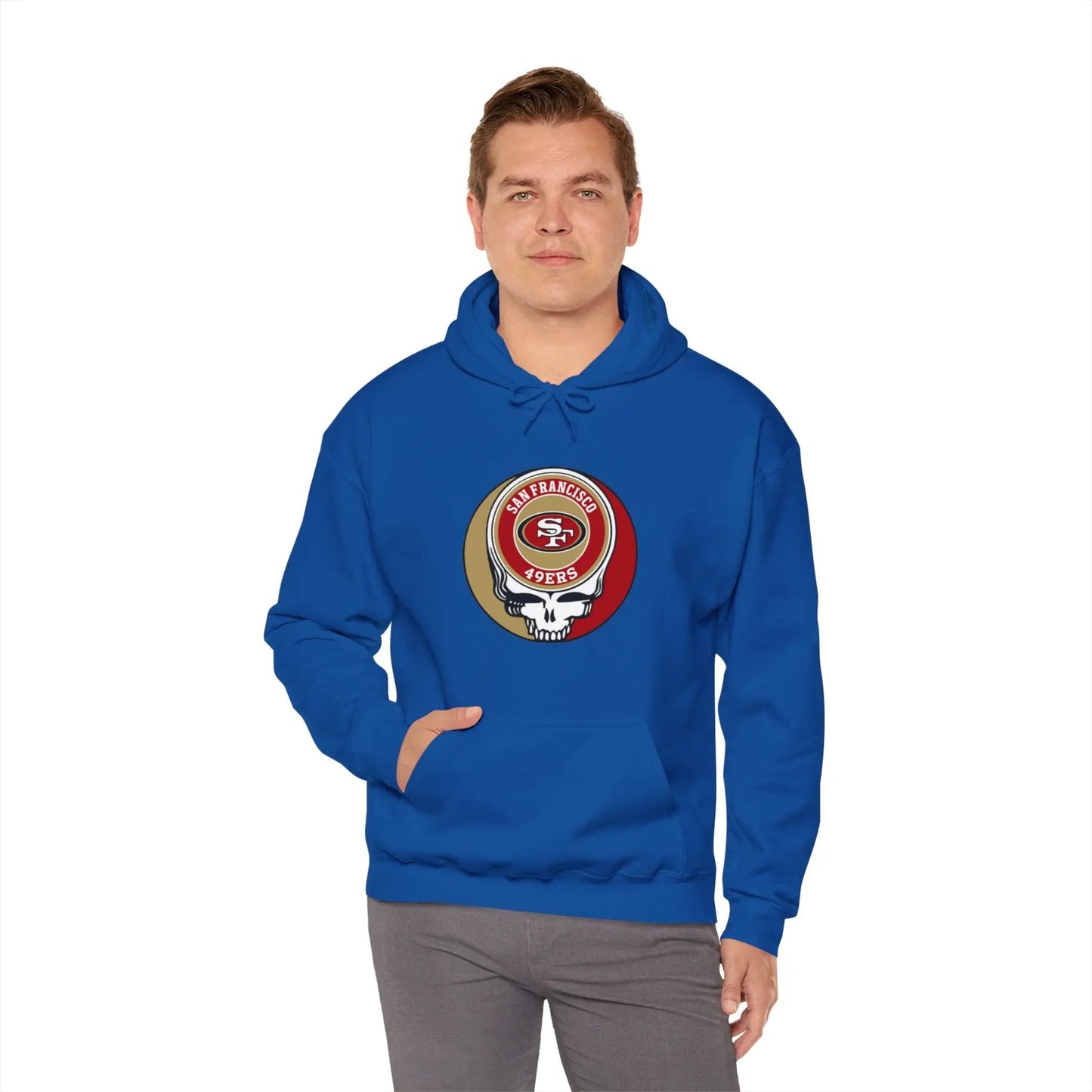 San Francisco 49ers Grateful Dead Hooded Sweatshirt The Gridiron Collection