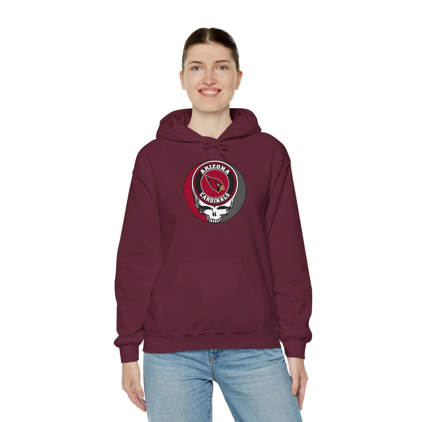Arizona Cardinals Grateful Dead Unisex Hoodie The Gridiron Collection