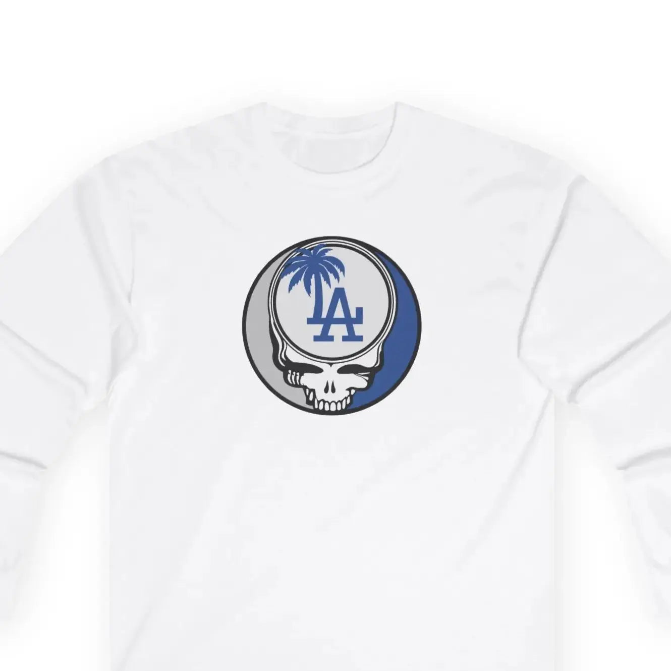 Los Angeles Baseball Edition Classic Stealie Long Sleeve Tee Eco-Friendly Cotton MLB