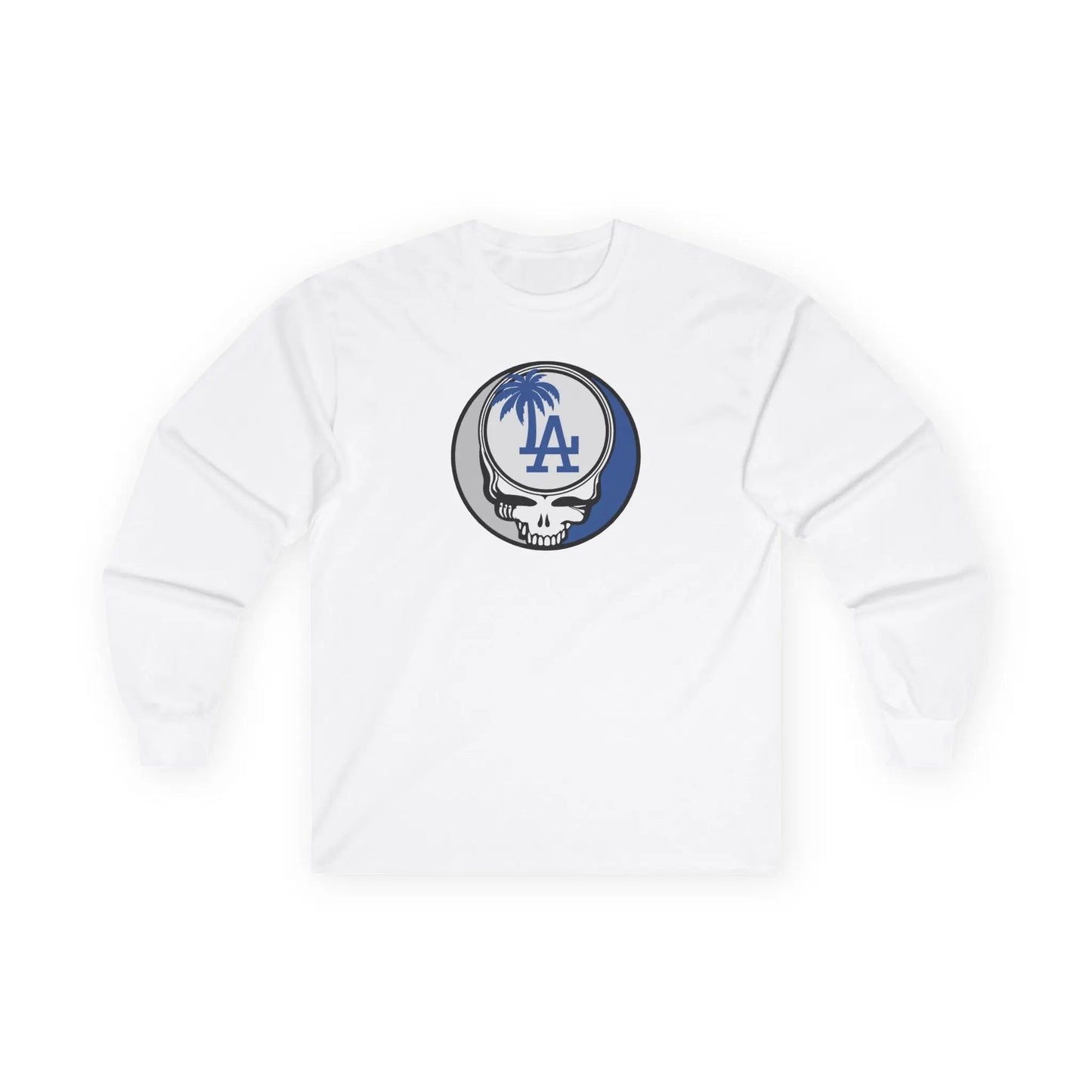 Los Angeles Baseball Edition Classic Stealie Long Sleeve Tee Eco-Friendly Cotton MLB