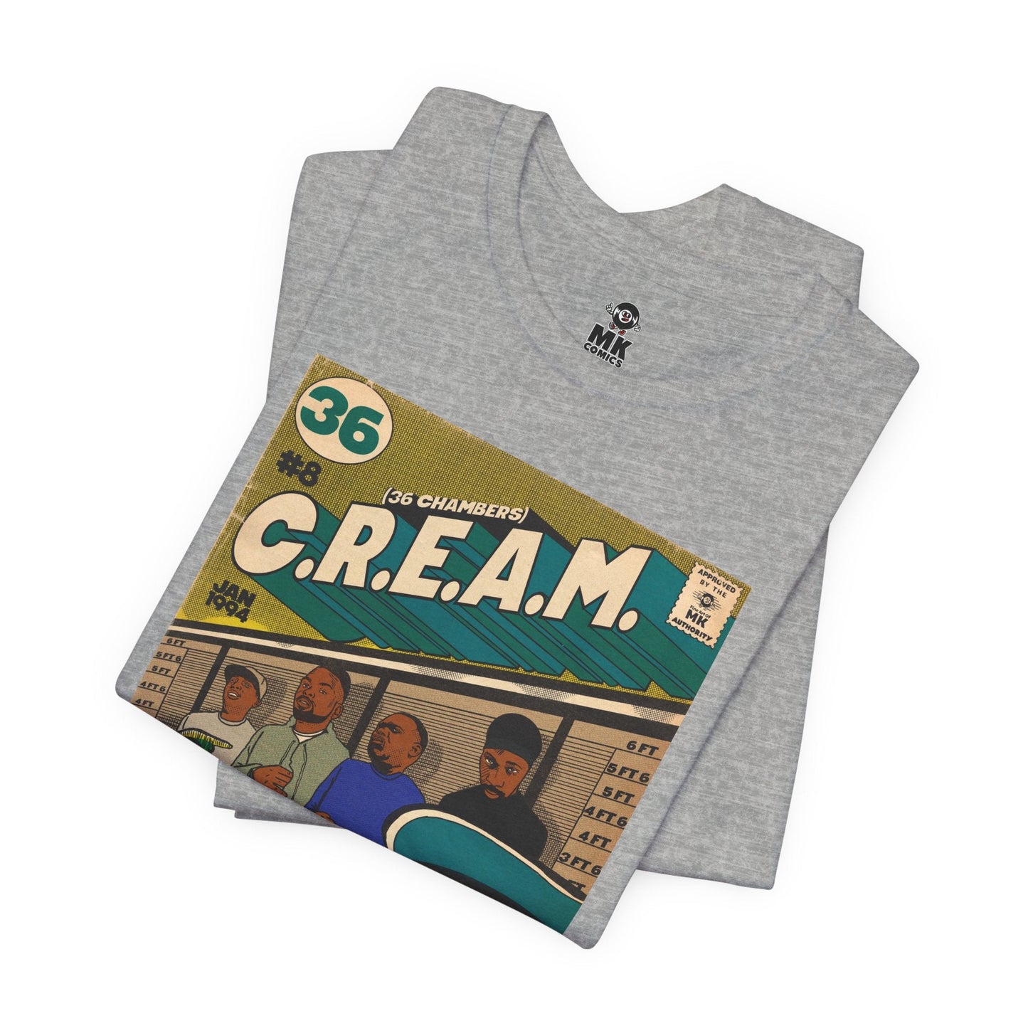 Unisex Jersey Short Sleeve Tee C.R.E.A.M