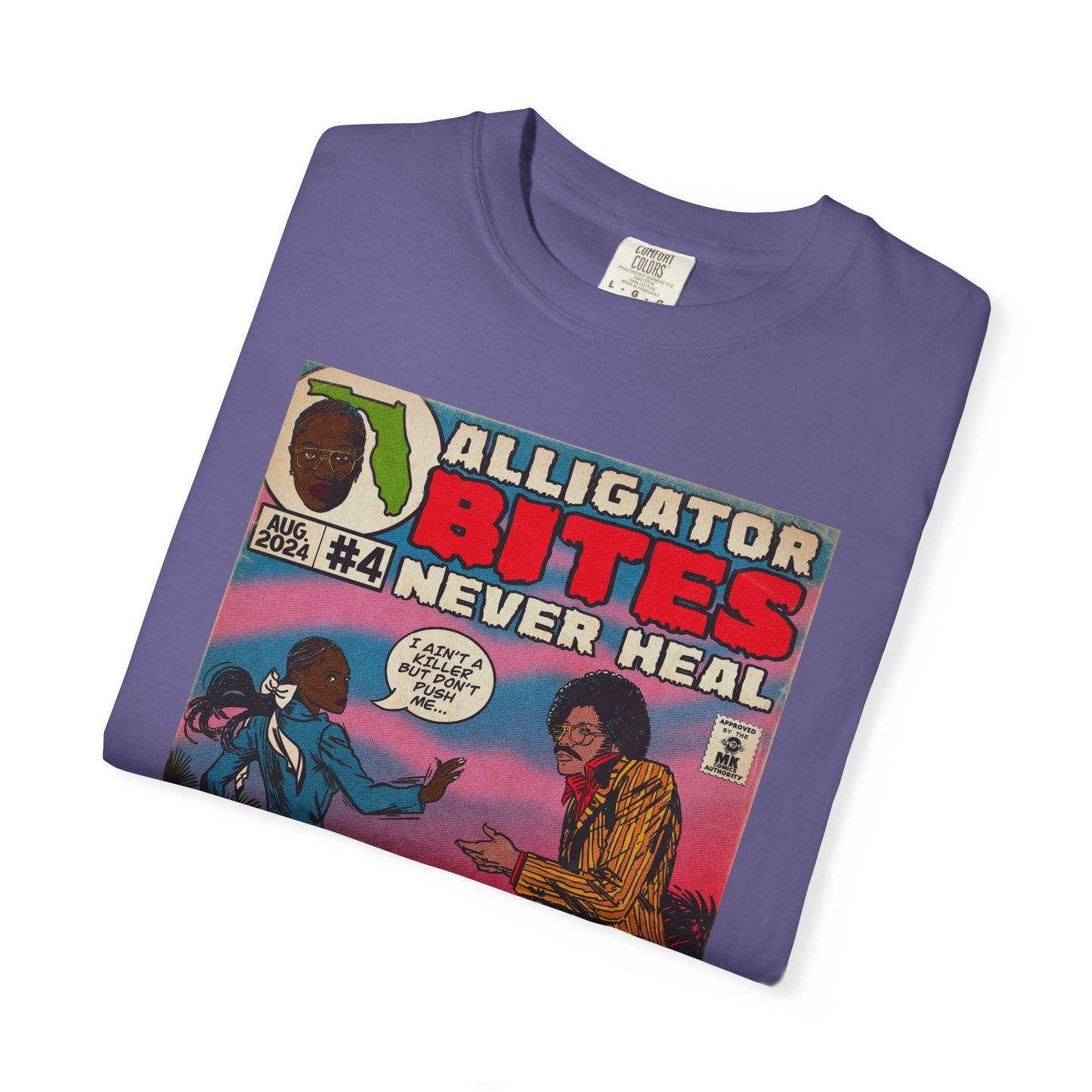 Denial is a River Alligator Bites Unisex Comfort Colors T-shirt