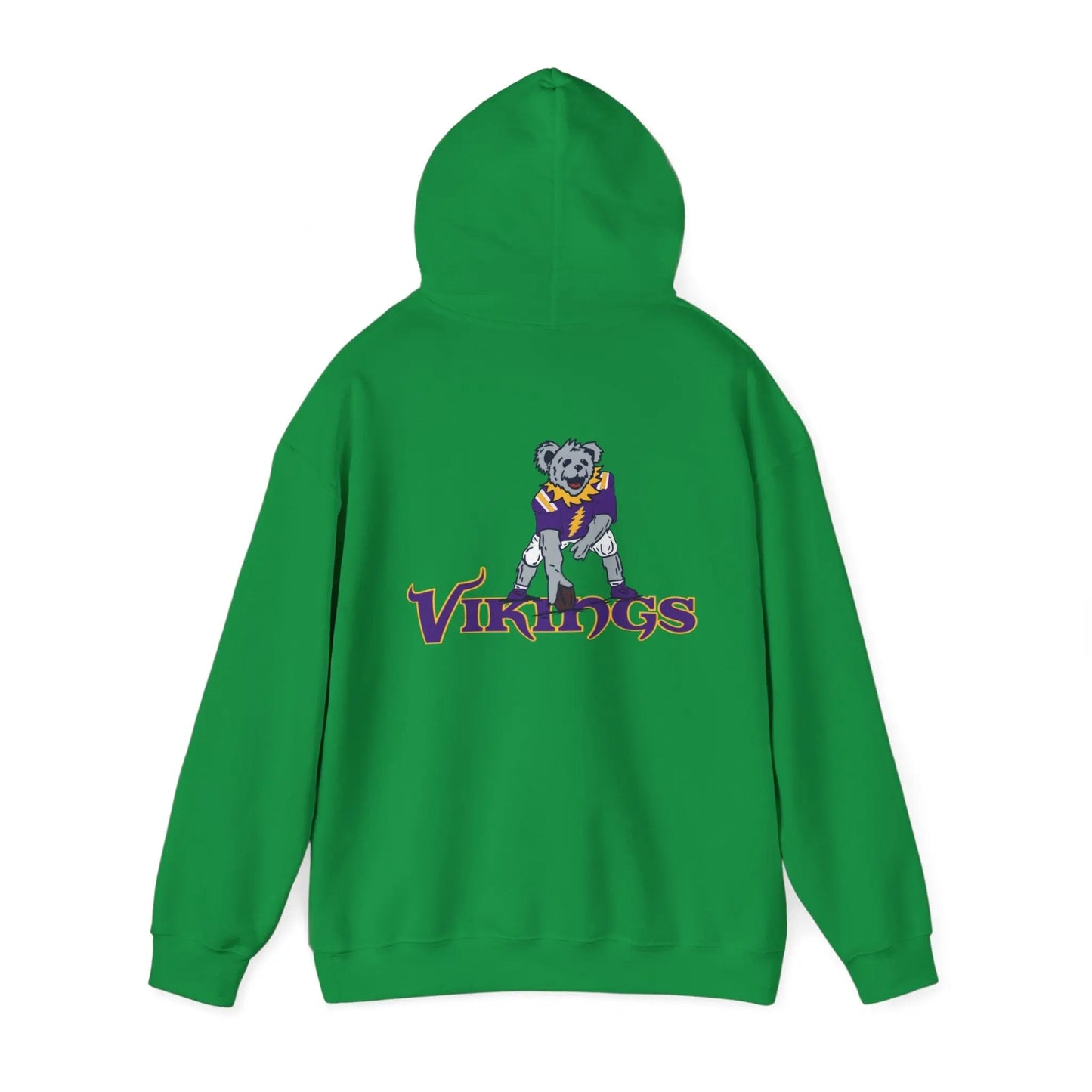 Minnesota Vikings Dancing Bear Two-Sided Unisex Hoodie The Gridiron Collection