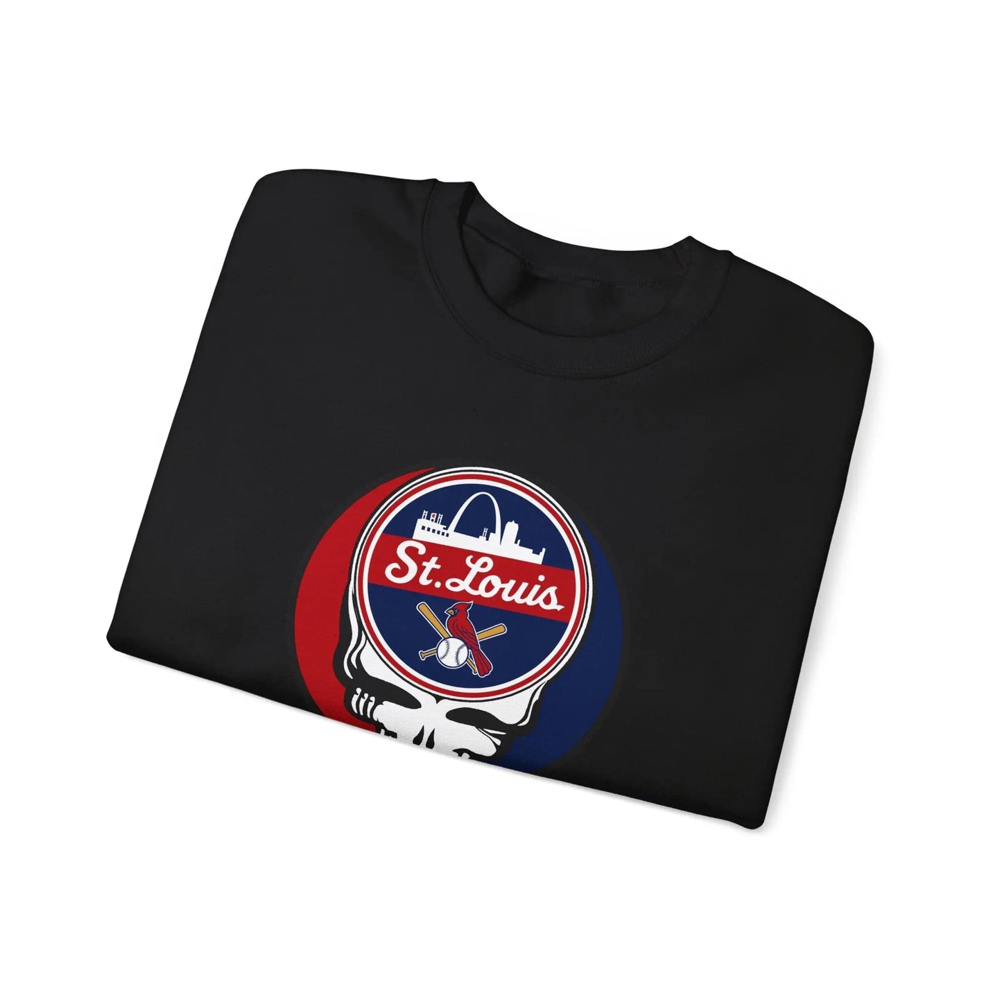 Grateful Dead Stealie Unisex Heavy Blend Crewneck Sweatshirt The Ballpark Collection