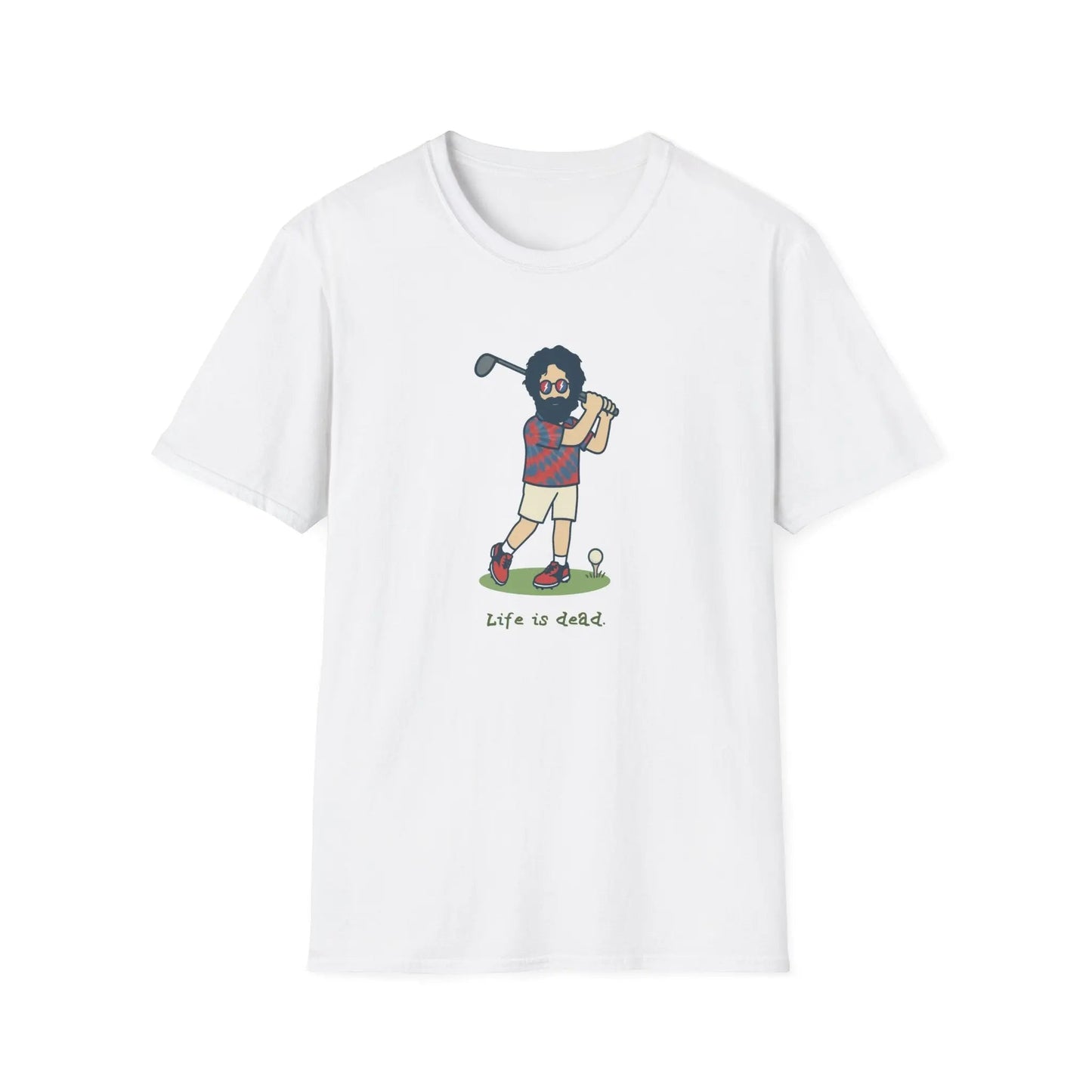 Life is Dead Golfing Jerry T-Shirt Grateful Dead