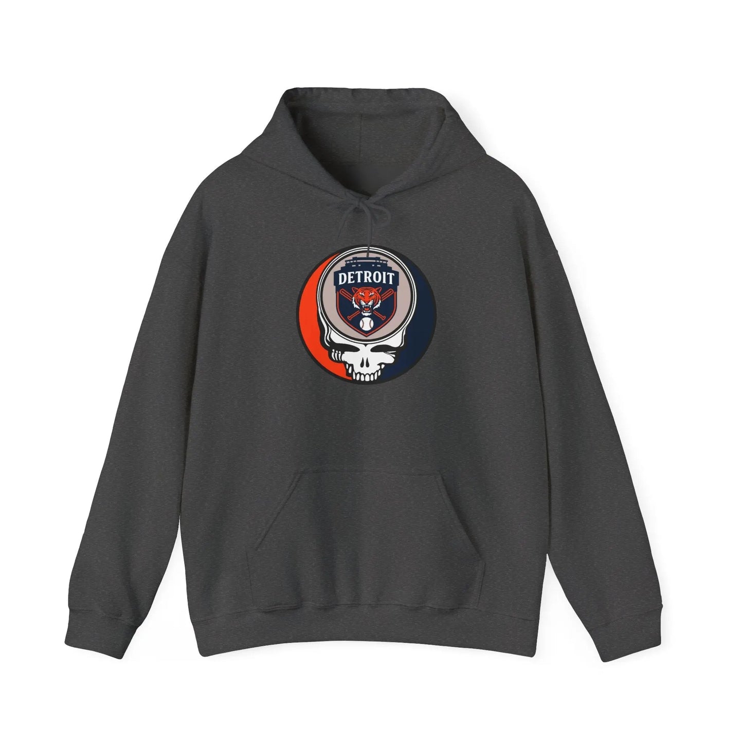 Detroit Baseball Edition Grateful Dead Unisex Heavy Blend Hoodie The Ballpark Collection
