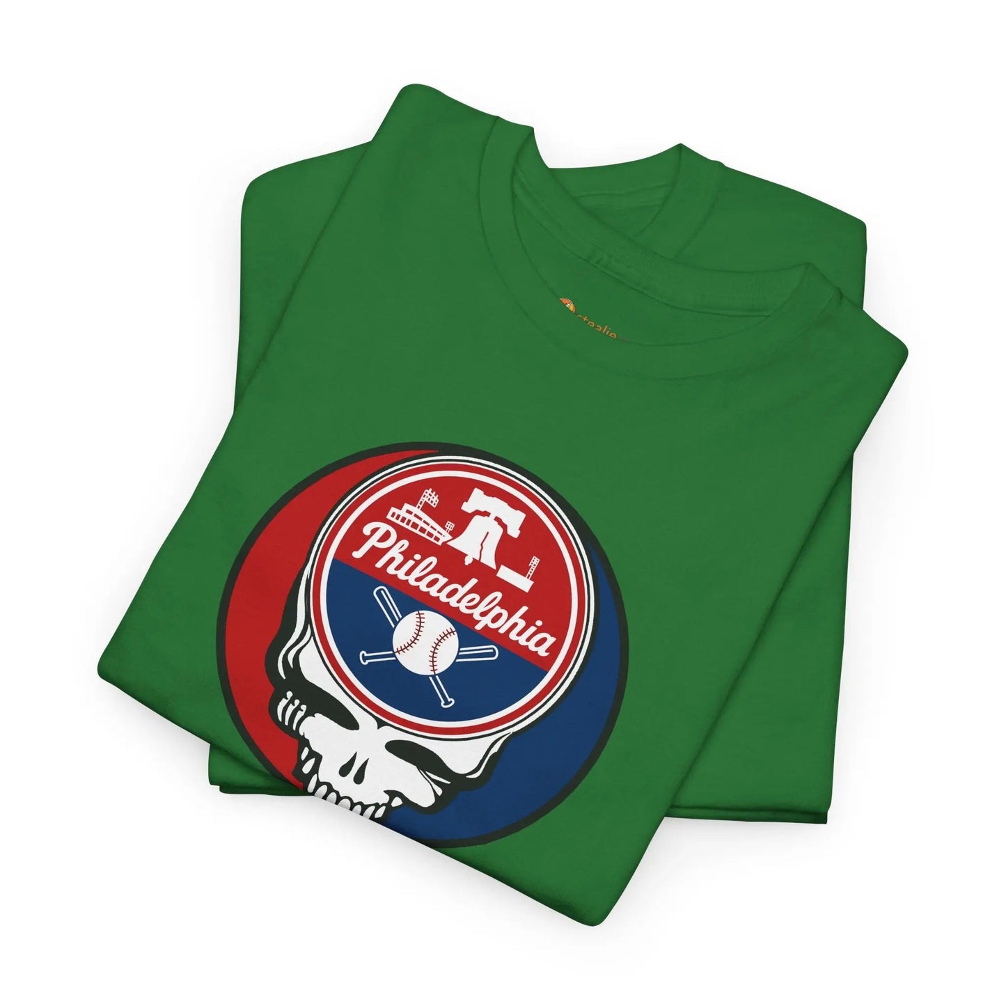 Philadelphia Phillies Grateful Dead Steal Your Face T-Shirt Ballpark Collection MLB