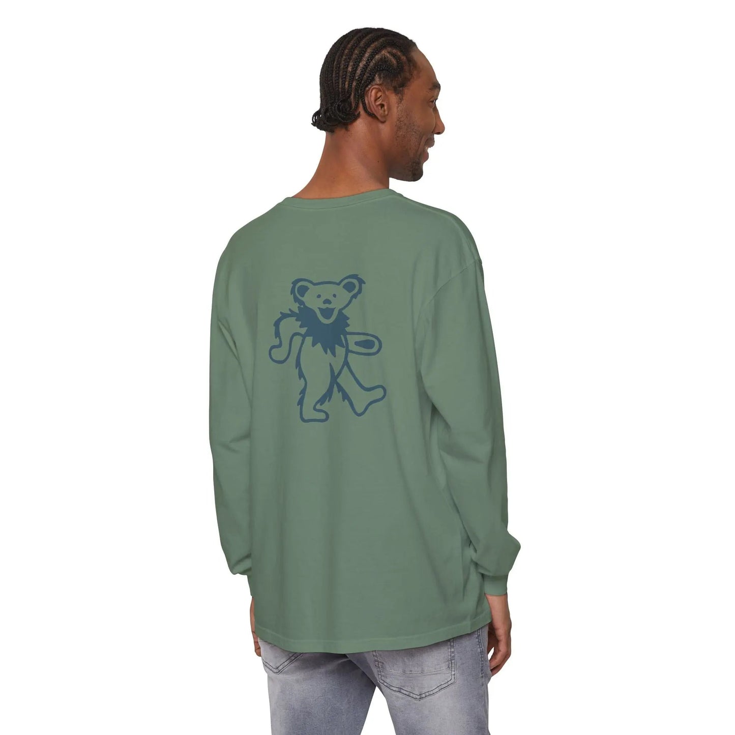 Grateful Dead Dancing Bear Garment-Dyed Long Sleeve T-Shirt