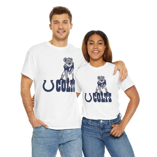 Indianapolis Colts Dancing Bear Grateful Dead T-Shirt The Gridiron Collection