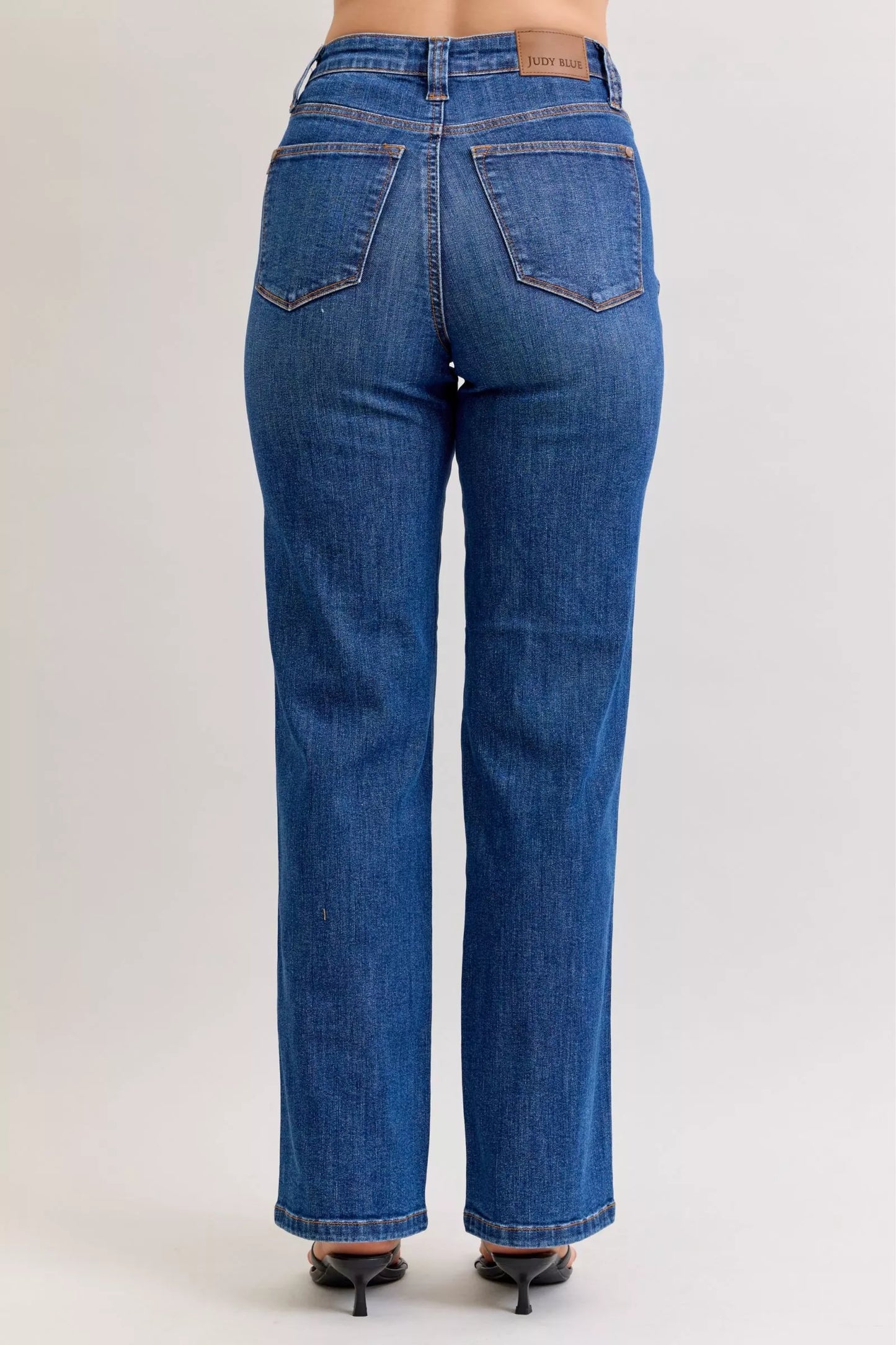 High Waist Tummy Control Straight Jeans Judy Blue