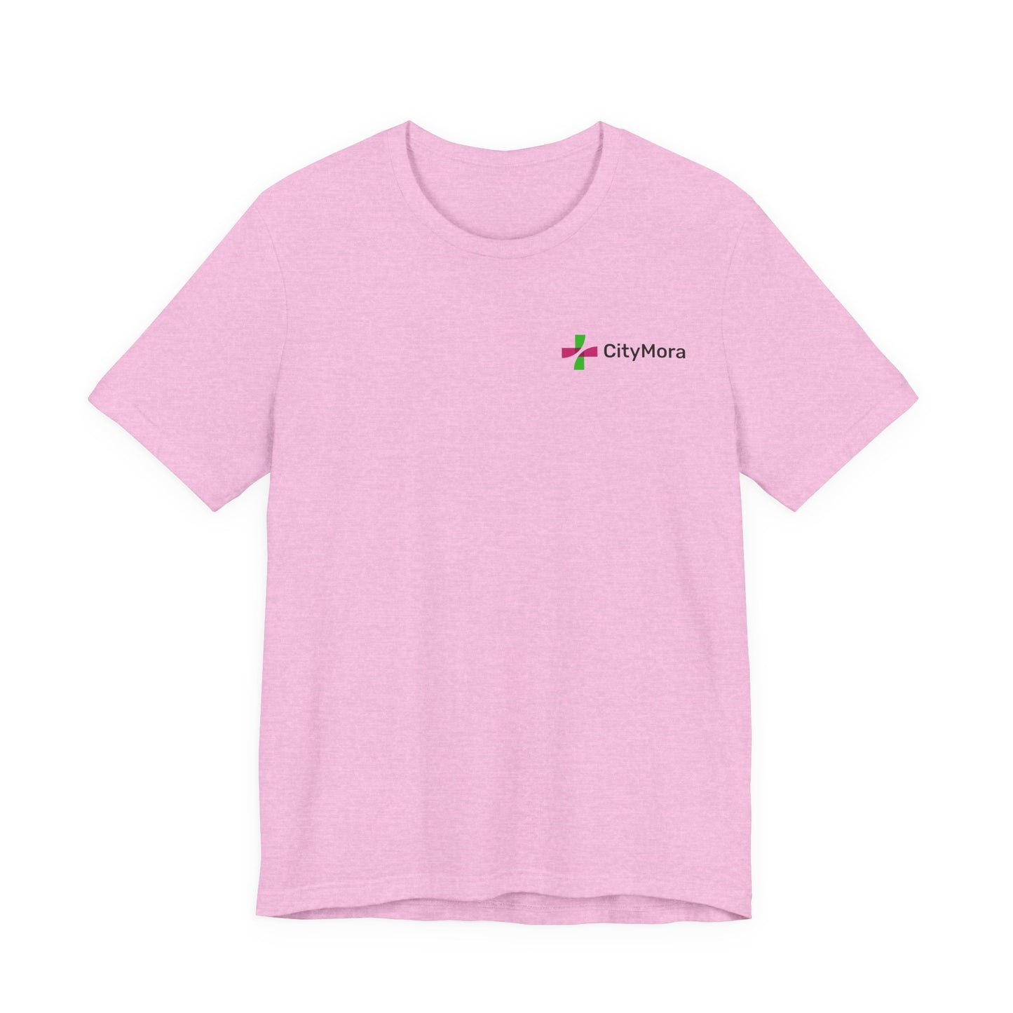 Casual Unisex Tee - 'CityMora' Motivational Short Sleeve Shirt