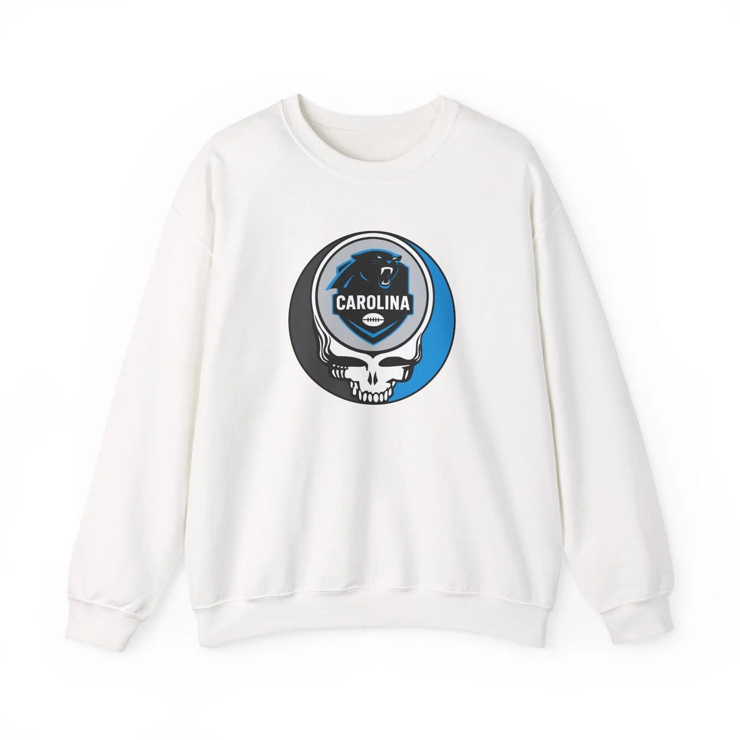 Carolina Panthers Stealie Grateful Dead Crewneck Sweatshirt NFL The Gridiron Collection