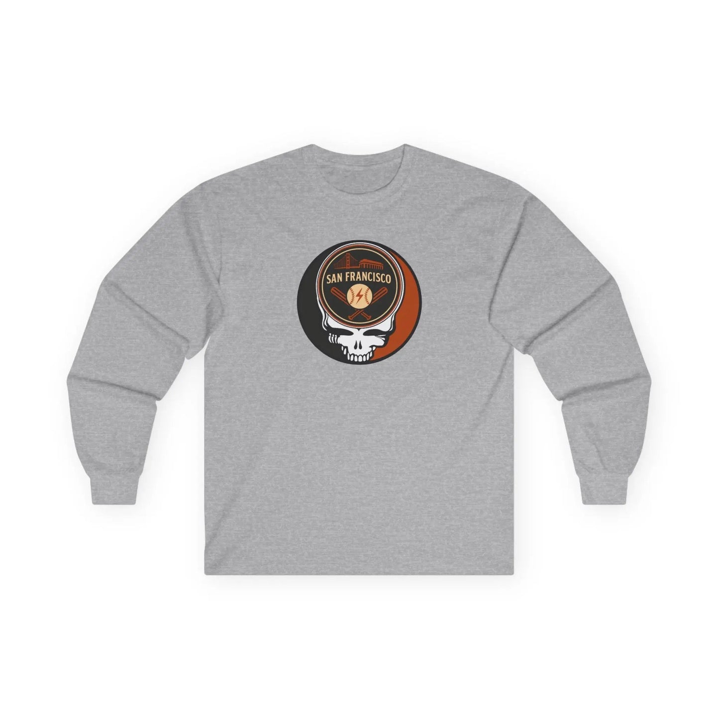 San Francisco Baseball Edition Classic Stealie Long Sleeve Tee Ultra Cotton MLB