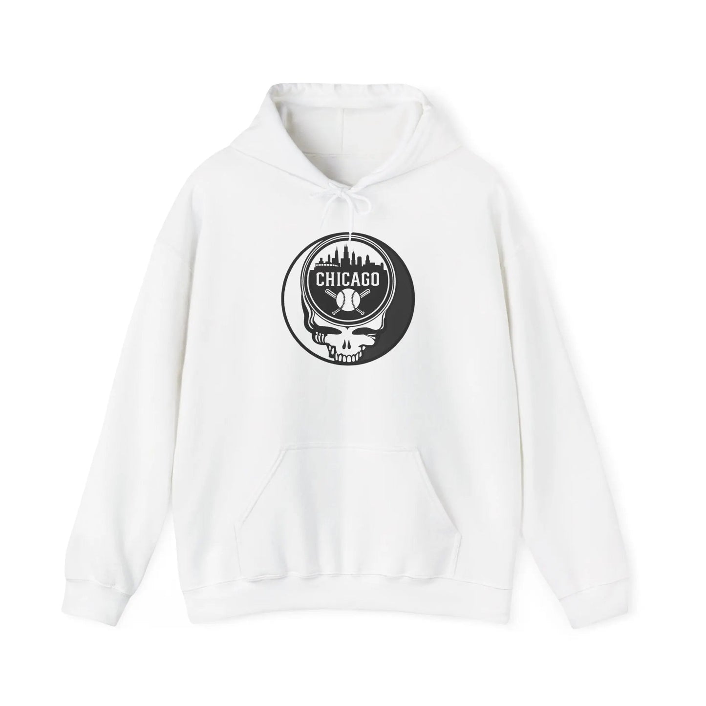 Chicago Baseball Edition Unisex Heavy Blend Hoodie Grateful Dead