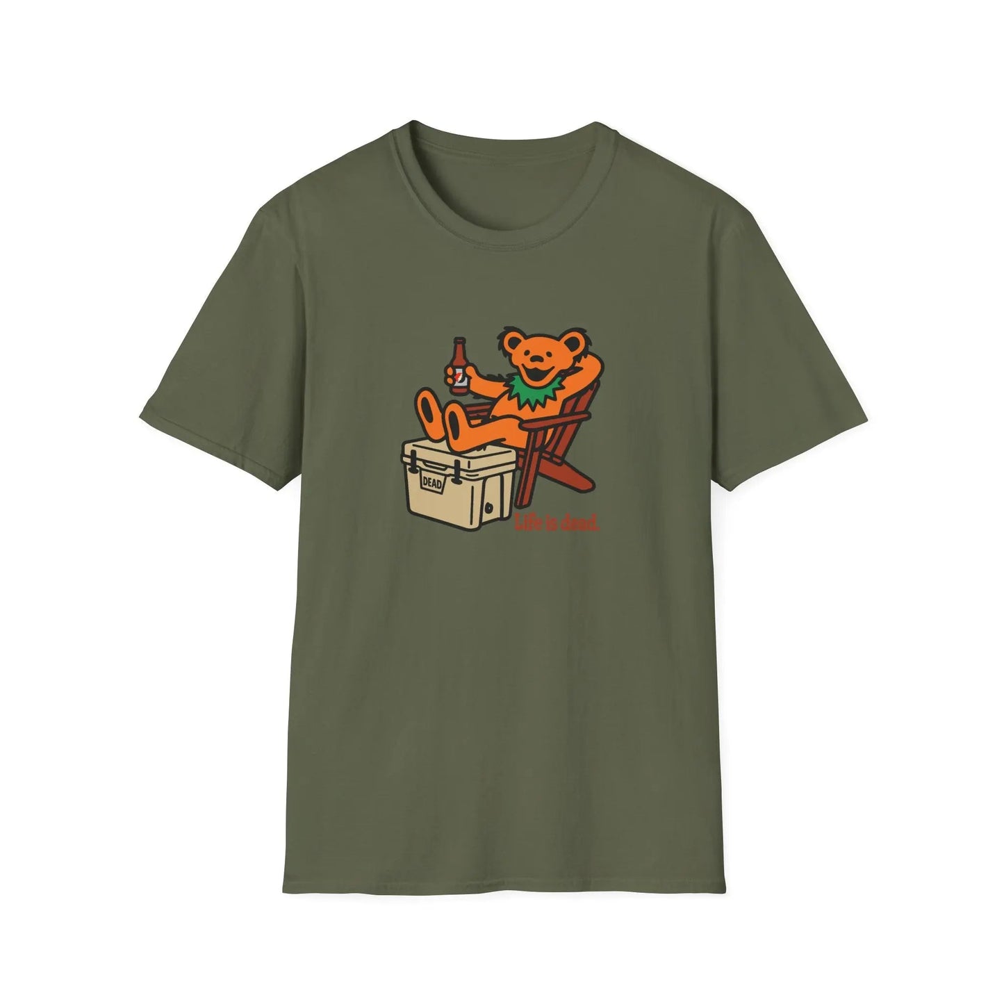 Chillin' Bear Life is Dead Grateful Dead TShirt