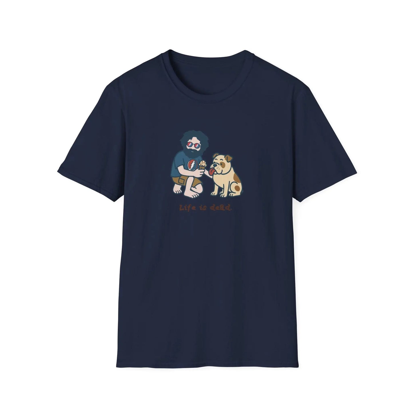 Life is dead Grateful Dead T-Shirt Jerry and Frank are Sharin'