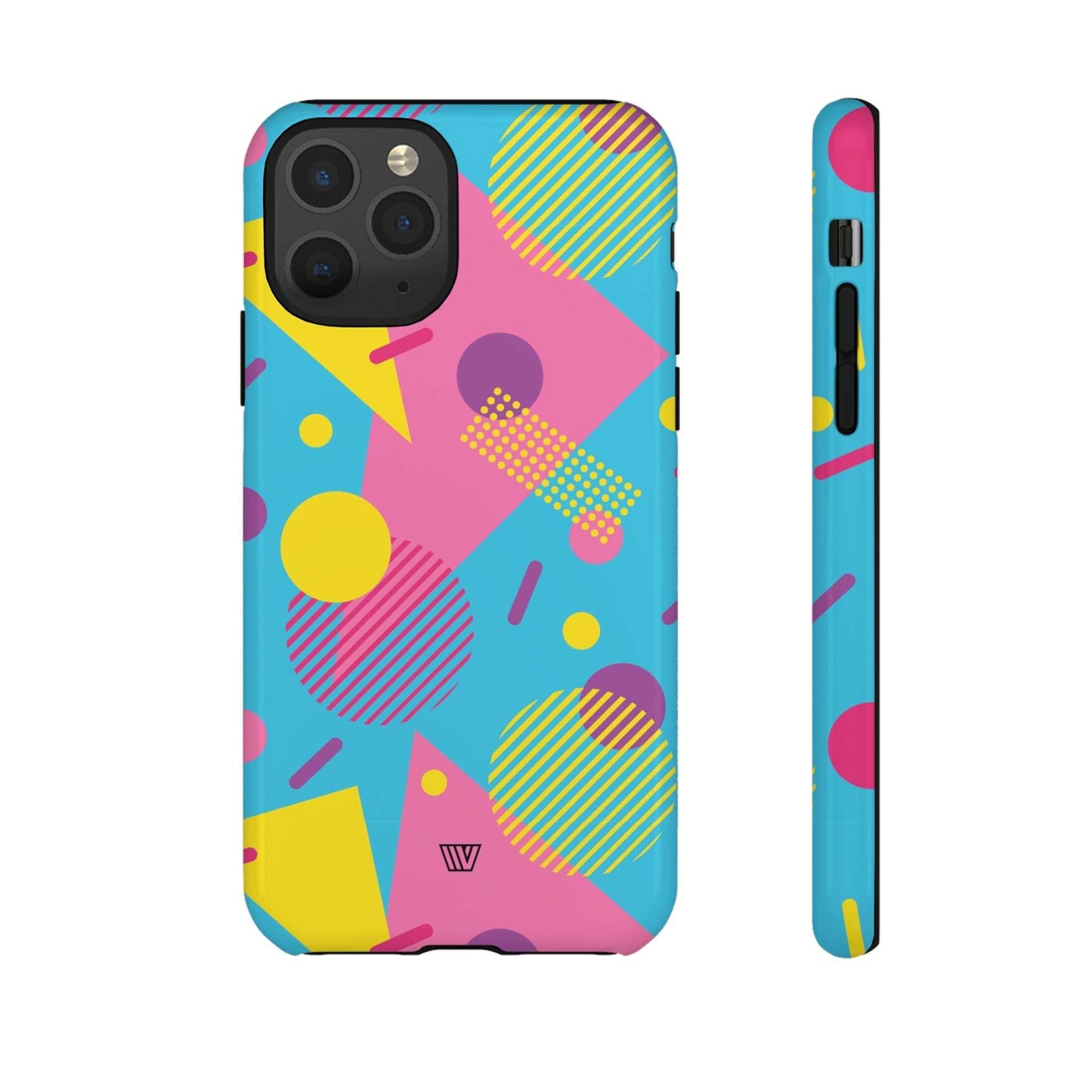80s / 90s RETRO PATTERN LIGHT BLUE | Tough Phone Case