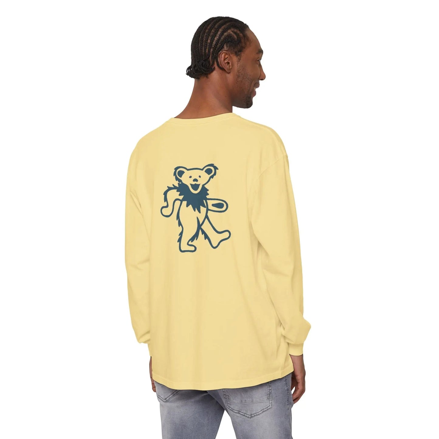 Grateful Dead Dancing Bear Garment-Dyed Long Sleeve T-Shirt