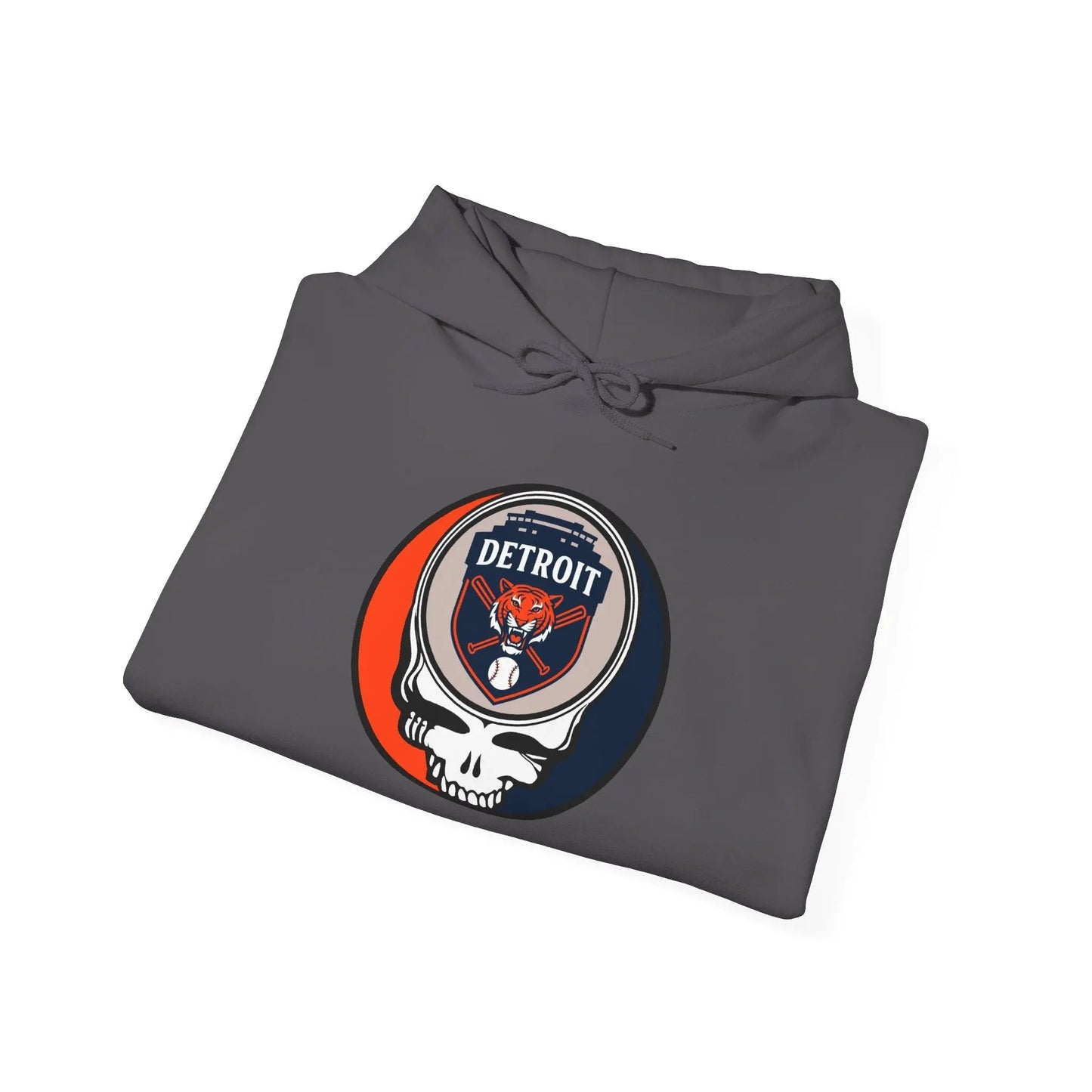 Detroit Baseball Edition Grateful Dead Unisex Heavy Blend Hoodie The Ballpark Collection